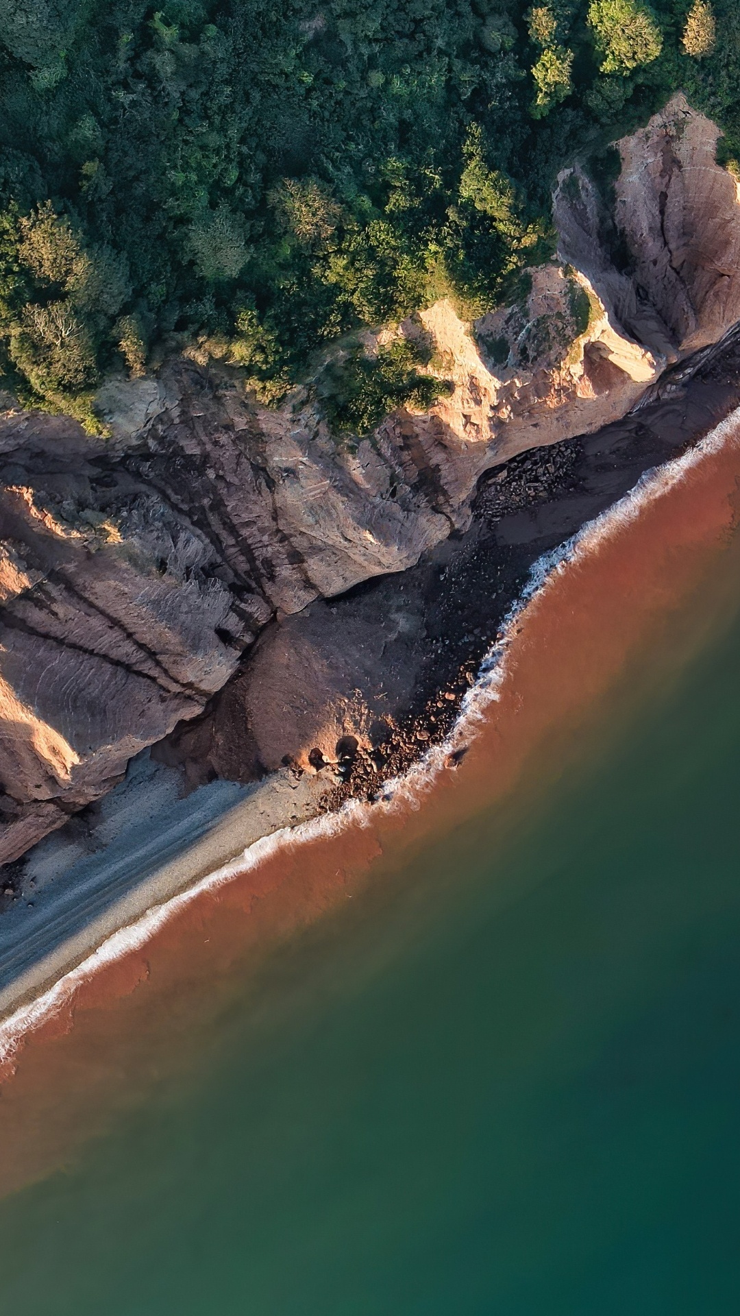 Coast, Cliff, Sea, Beach, Water. Wallpaper in 1080x1920 Resolution