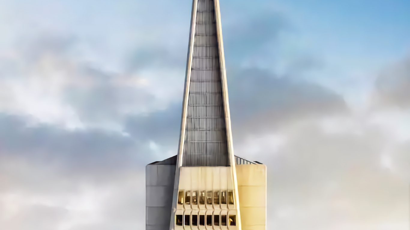 San Francisco, Pyramide Transamérique, Gratte-ciel, Ios 16, Bâtiment. Wallpaper in 1366x768 Resolution