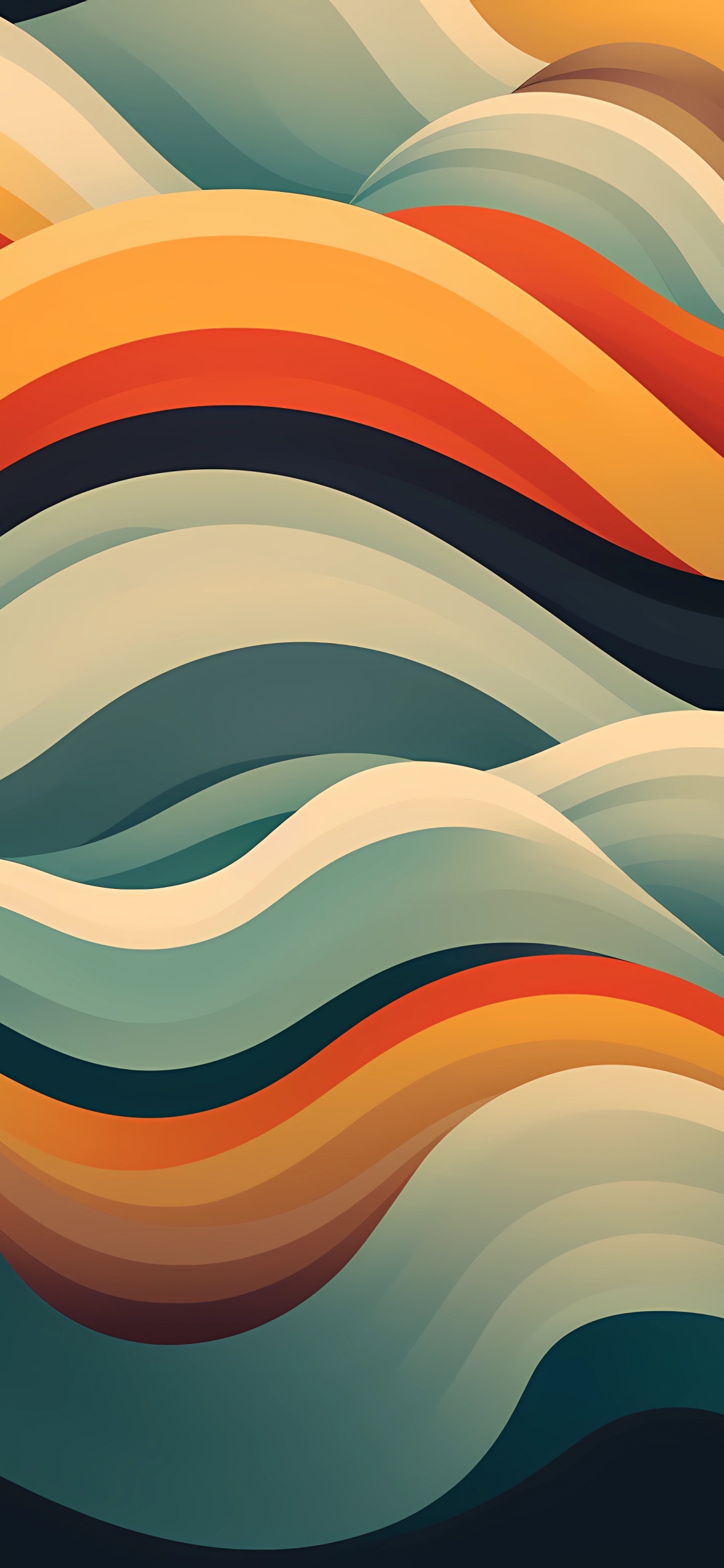 Orange, Conception, la Journée, Nature, Azure. Wallpaper in 1125x2436 Resolution