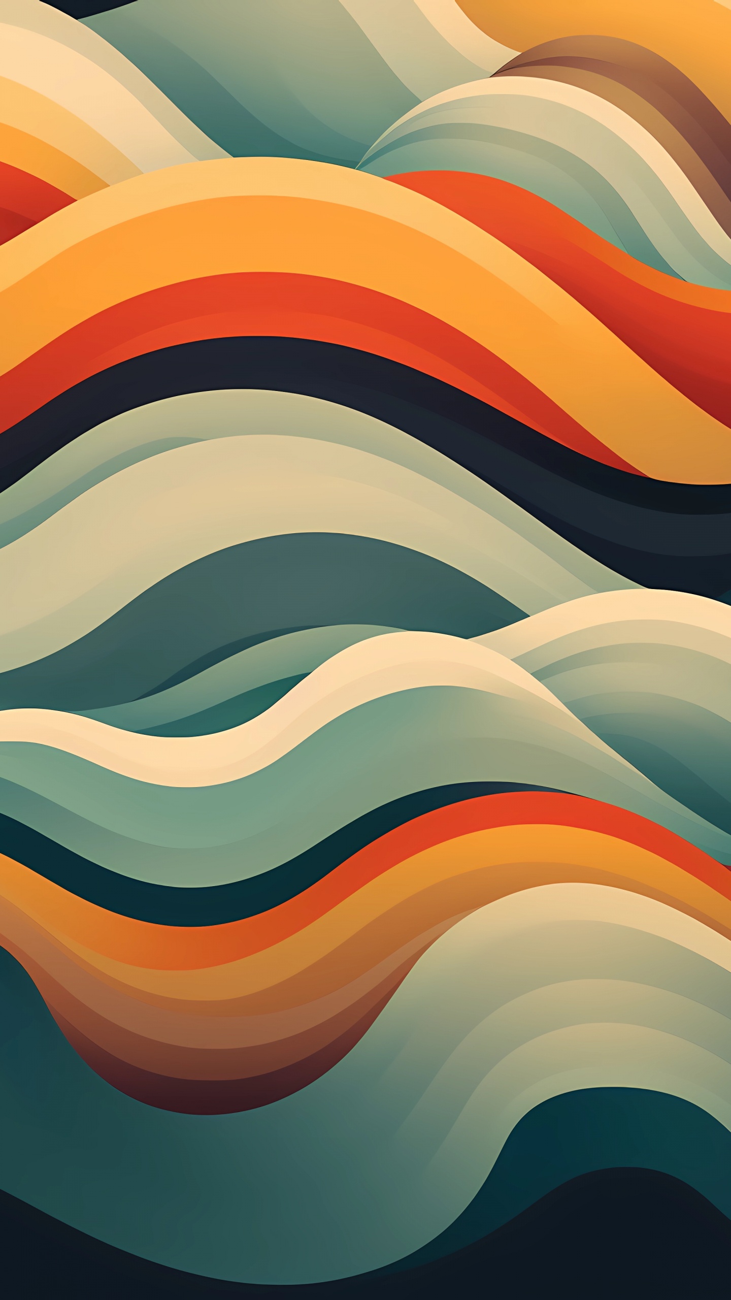 Orange, Conception, la Journée, Nature, Azure. Wallpaper in 1440x2560 Resolution