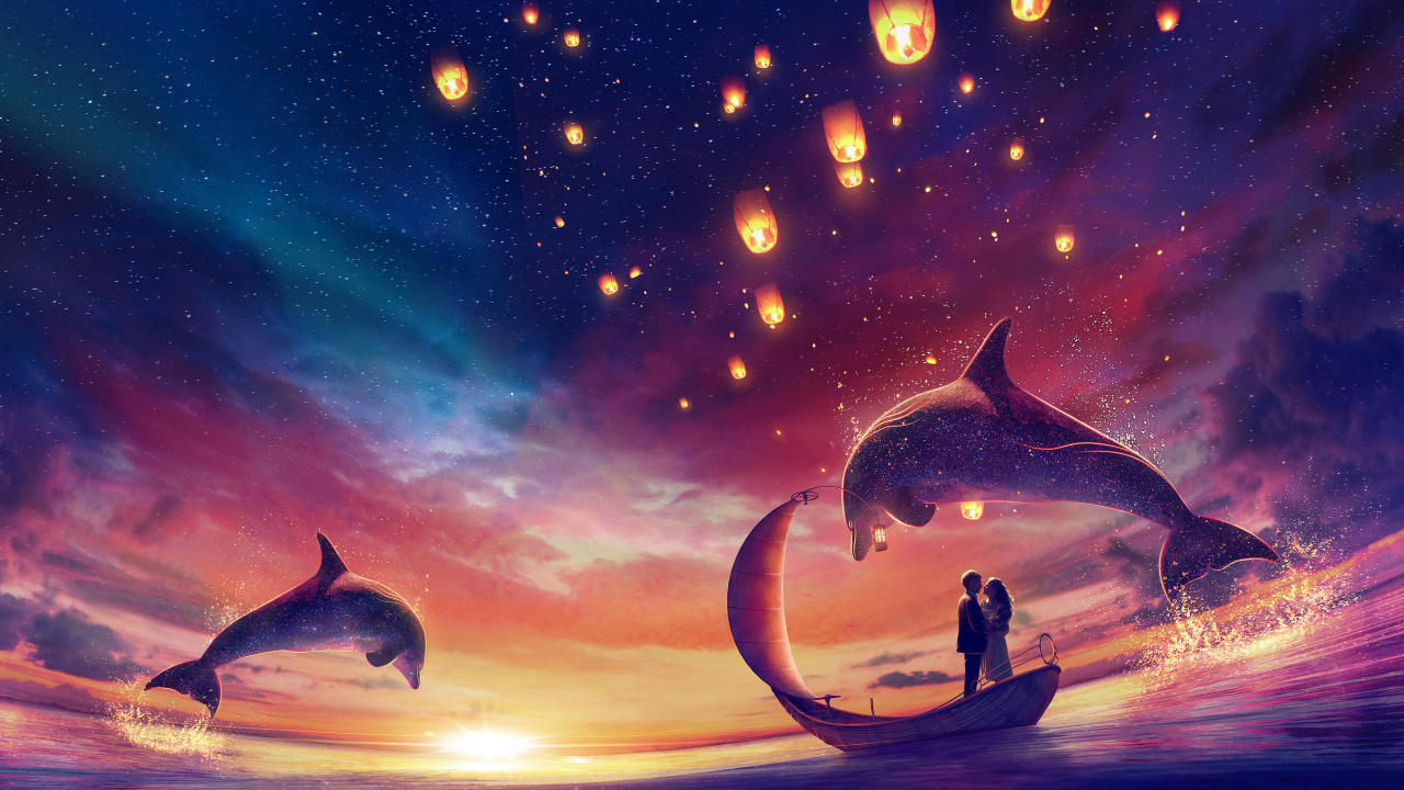 Ciel, Cétacés, Tucuxi, Soundcloud, Artiste. Wallpaper in 1280x720 Resolution