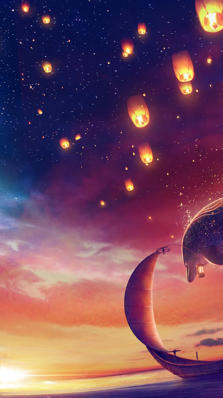 Delphin, Himmel, Musik, Cetacea, Tucuxi. Wallpaper in 720x1280 Resolution