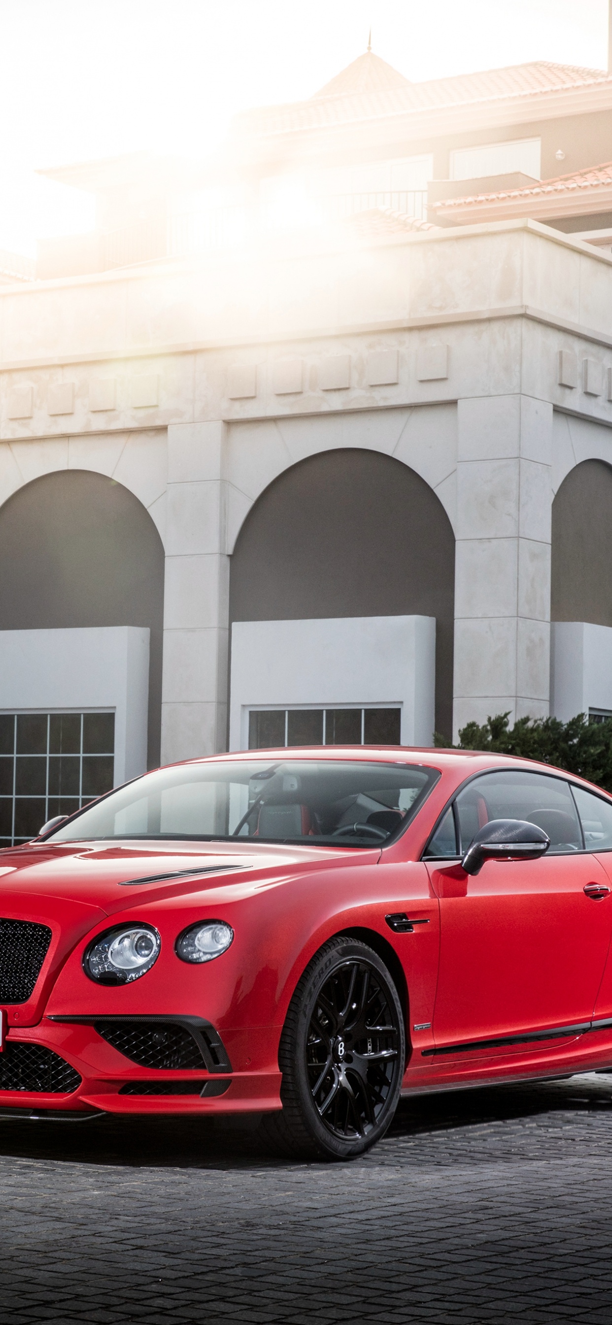 Coupé Bmw m 3 Rouge Garé Près de Buisson Vert Pendant la Journée. Wallpaper in 1242x2688 Resolution