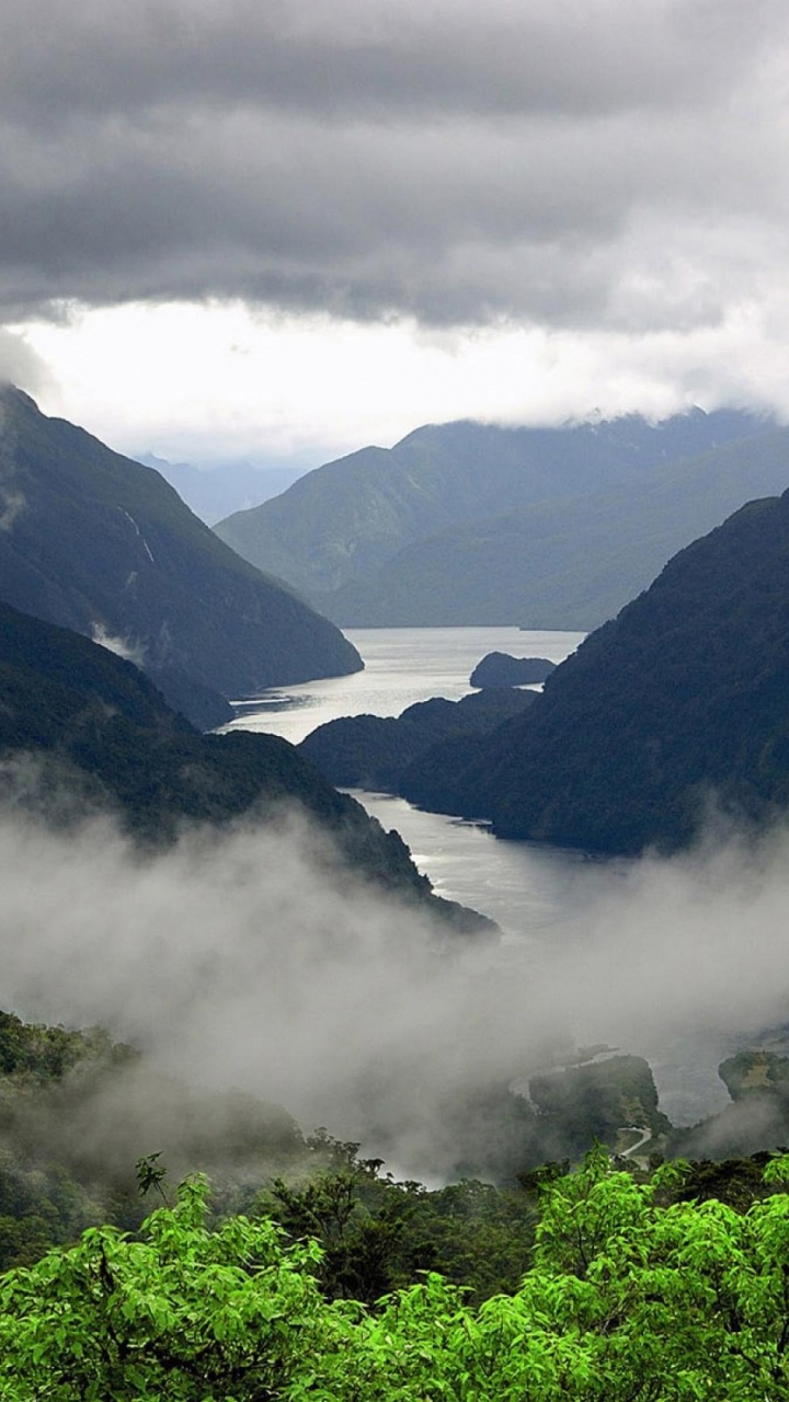 米尔福德, 峡湾, 多山的地貌, 高地, 性质 壁纸 720x1280 允许