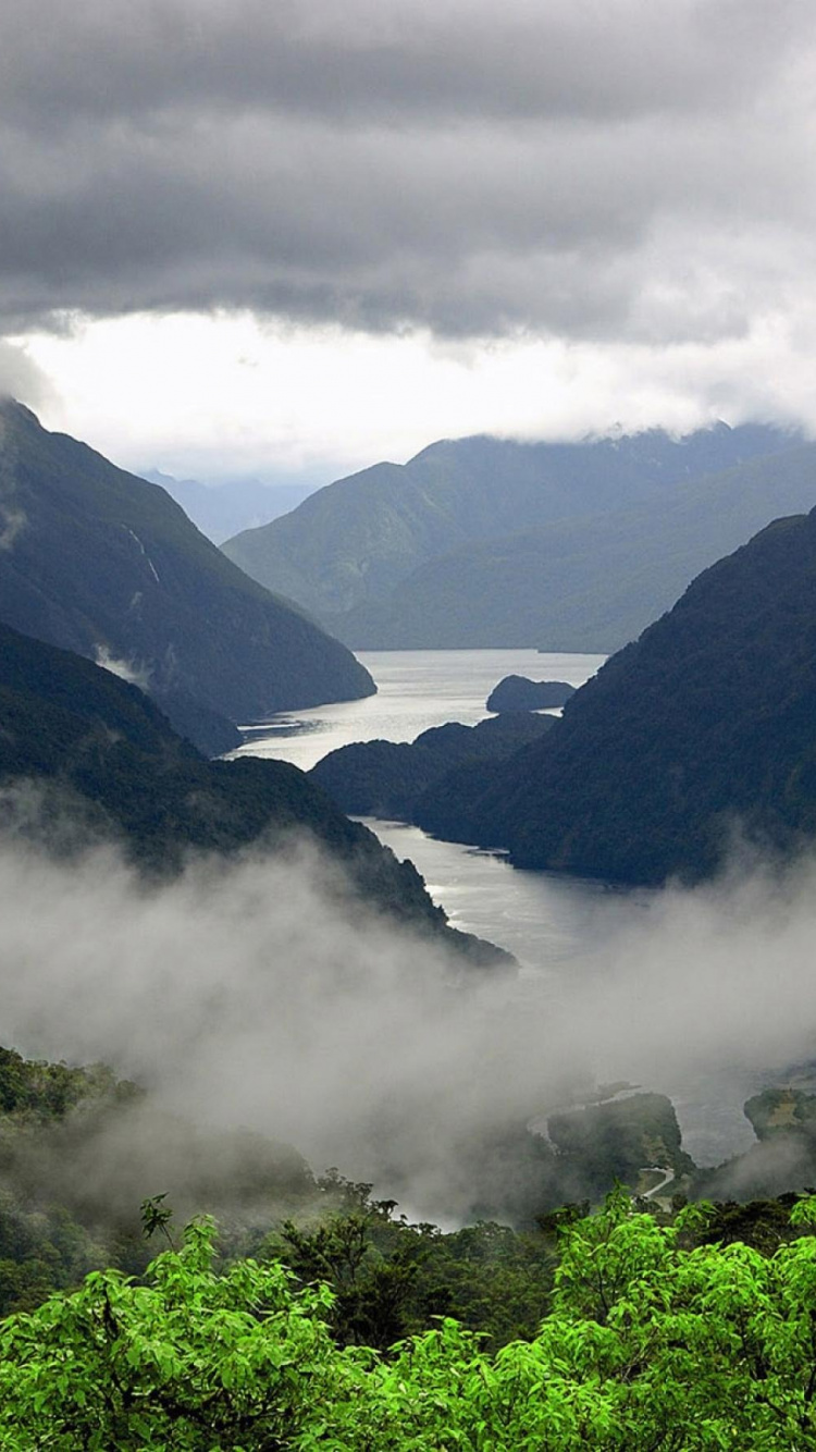 米尔福德, 峡湾, 多山的地貌, 高地, 性质 壁纸 750x1334 允许
