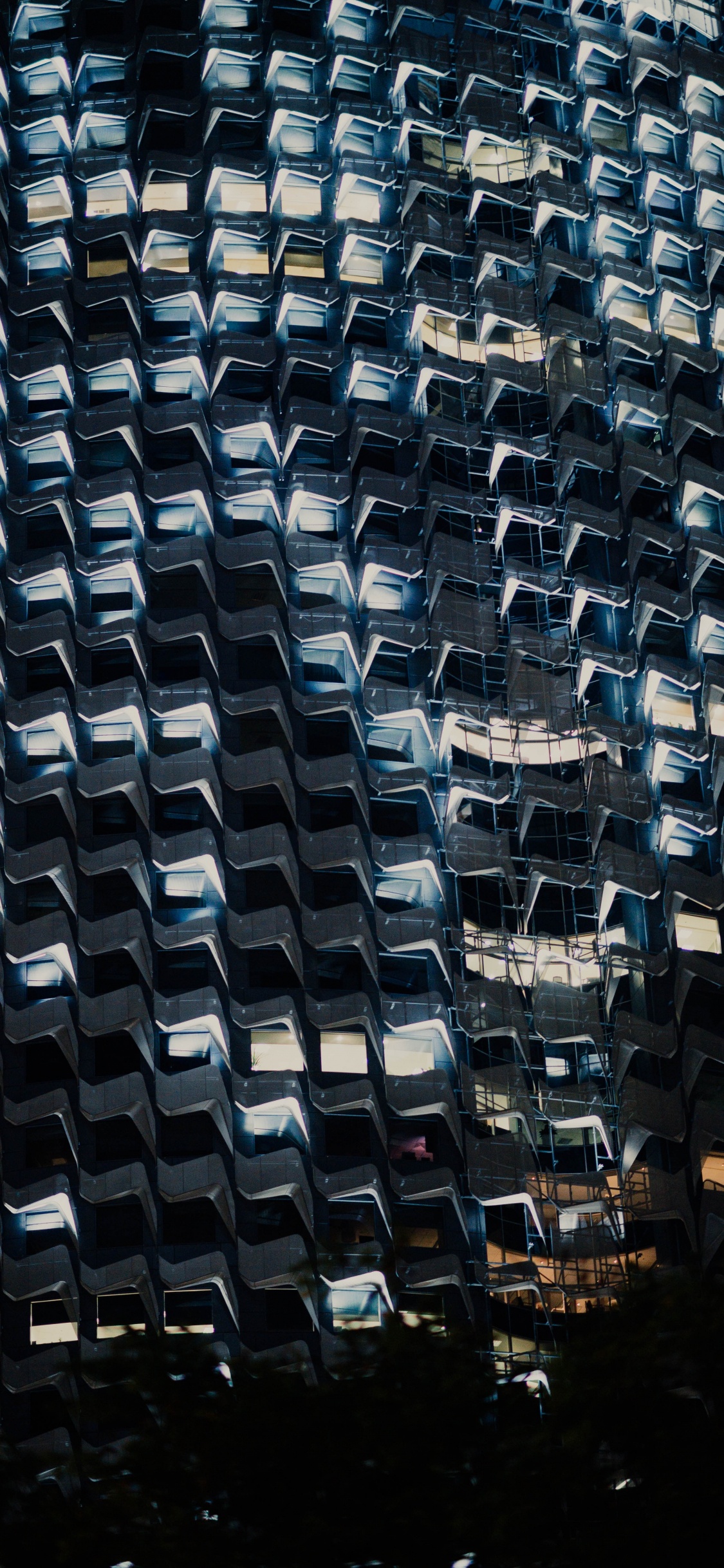 Blocs de Construction en Noir et Blanc. Wallpaper in 1125x2436 Resolution