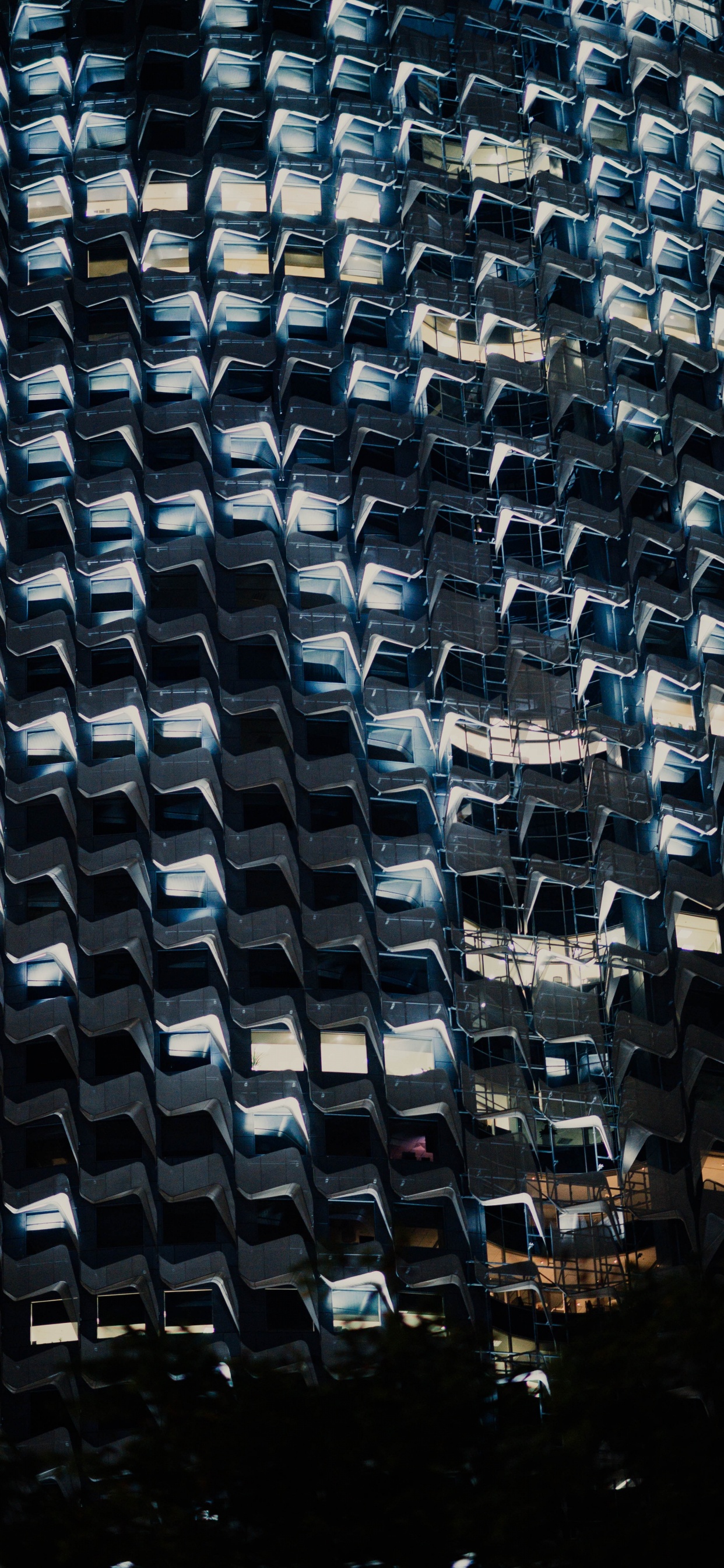 Blocs de Construction en Noir et Blanc. Wallpaper in 1242x2688 Resolution