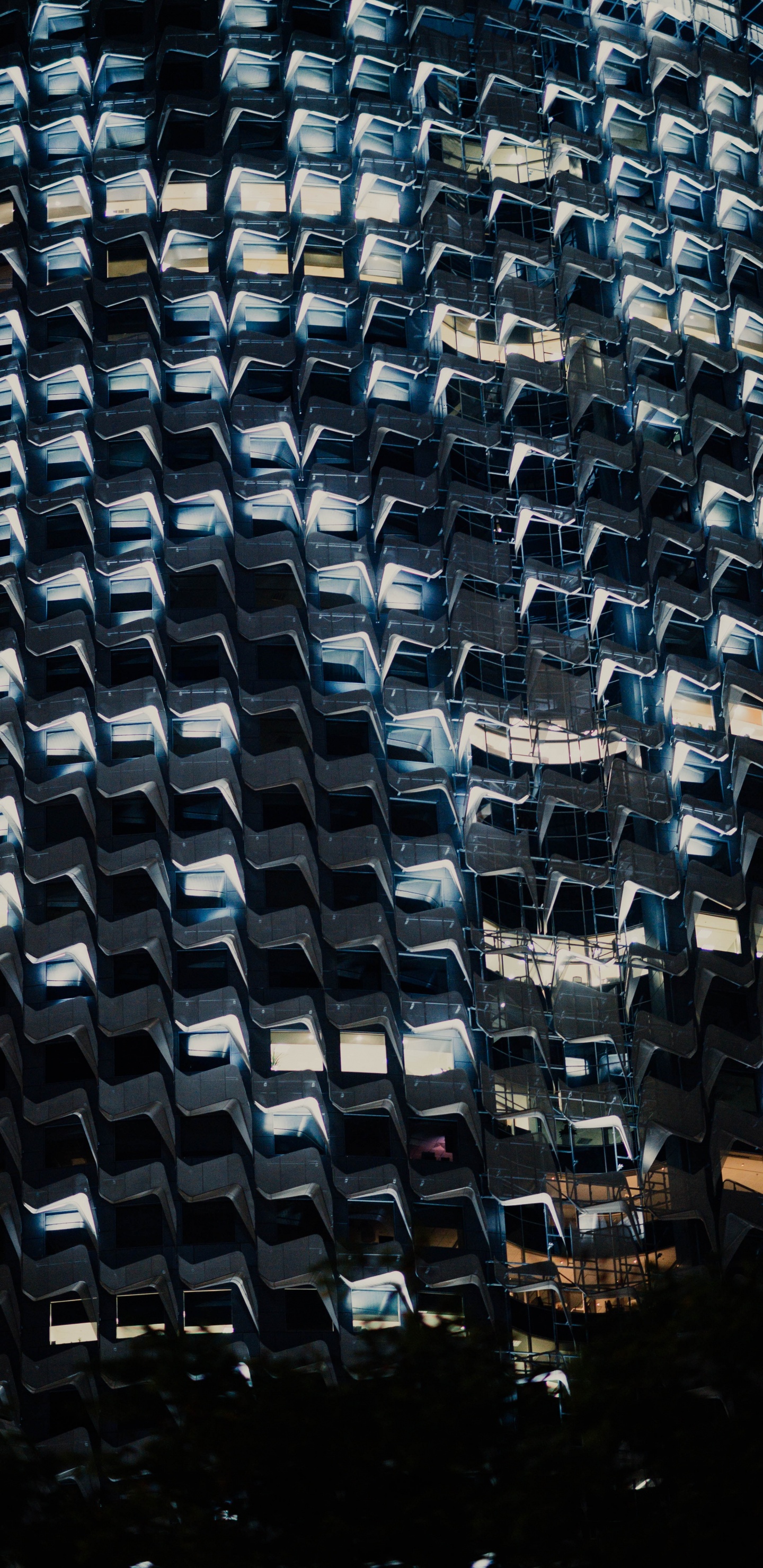 Blocs de Construction en Noir et Blanc. Wallpaper in 1440x2960 Resolution