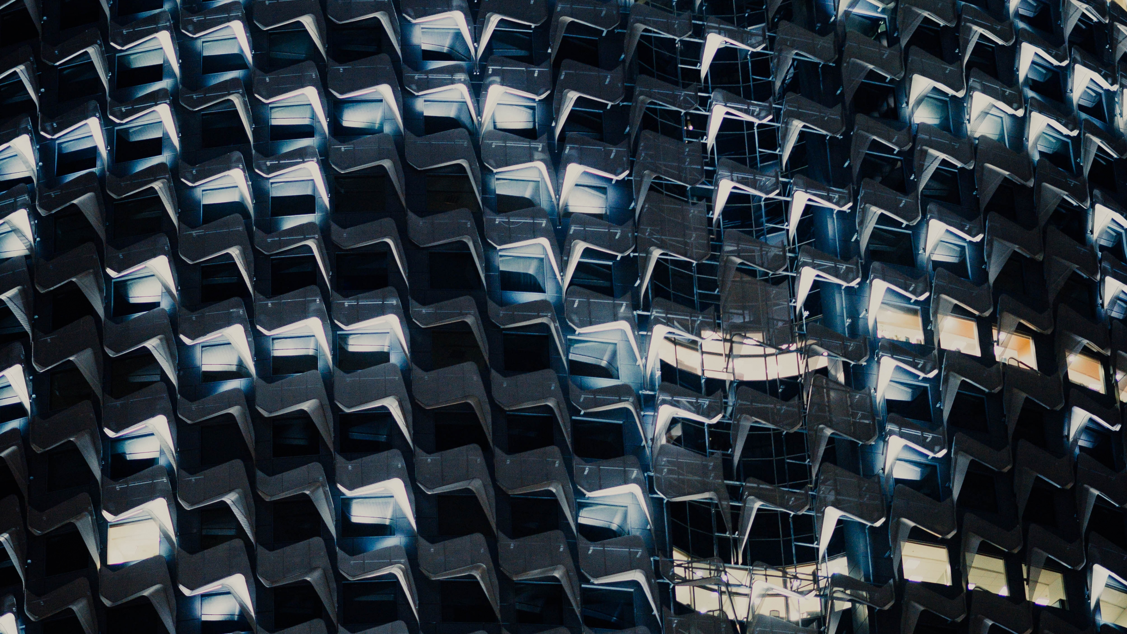 Blocs de Construction en Noir et Blanc. Wallpaper in 3840x2160 Resolution