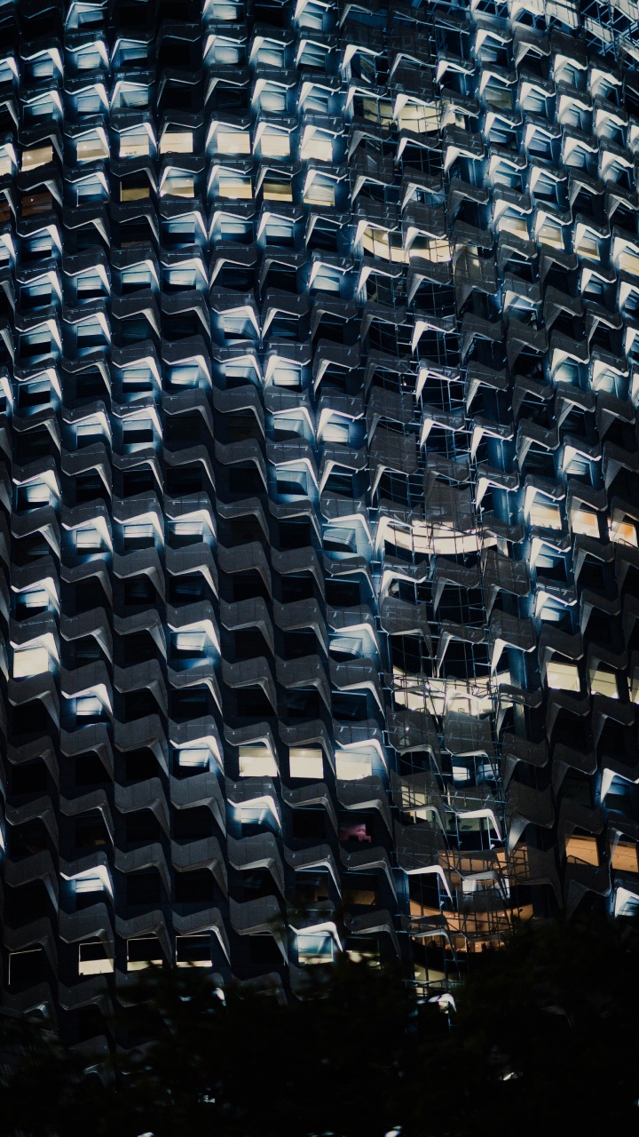 Blocs de Construction en Noir et Blanc. Wallpaper in 720x1280 Resolution