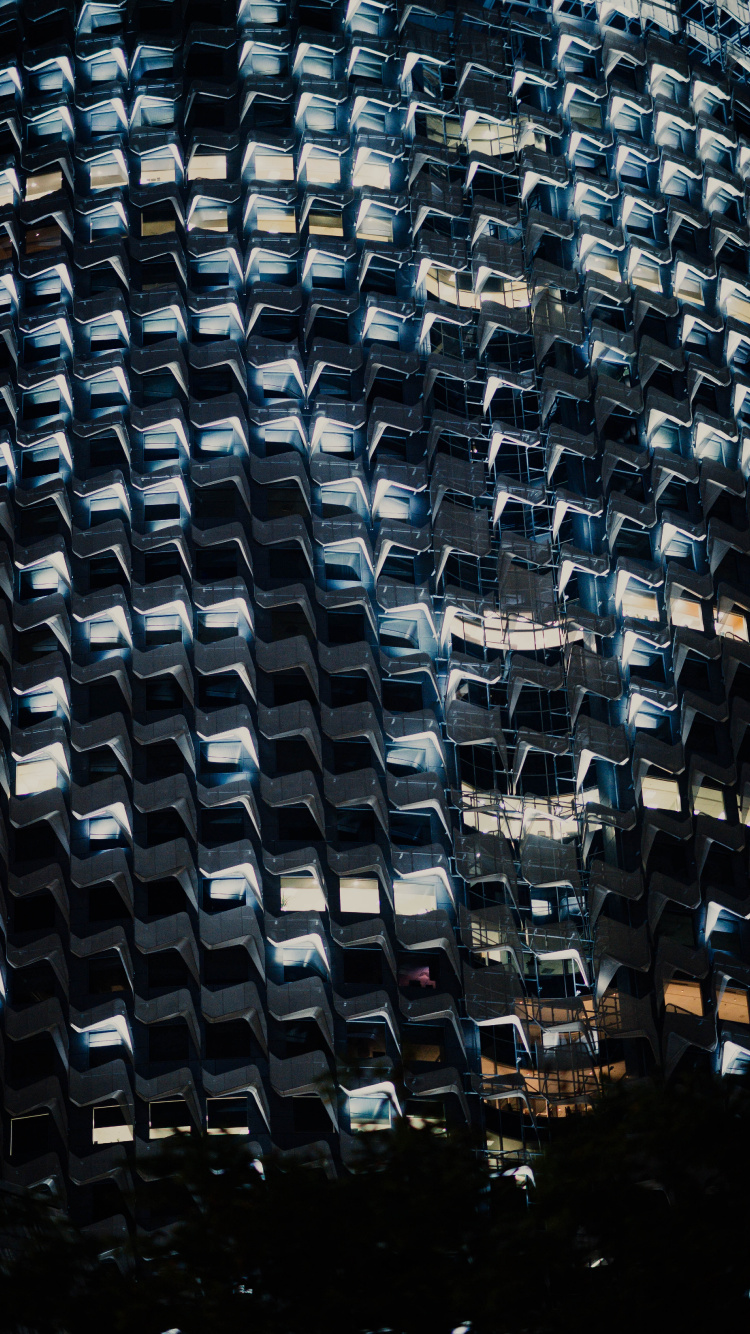 Blocs de Construction en Noir et Blanc. Wallpaper in 750x1334 Resolution