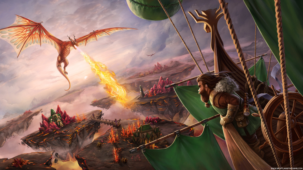 Pc-Spiel, Strategie-video-Spiel, Dragon, Mythologie, Games. Wallpaper in 1280x720 Resolution