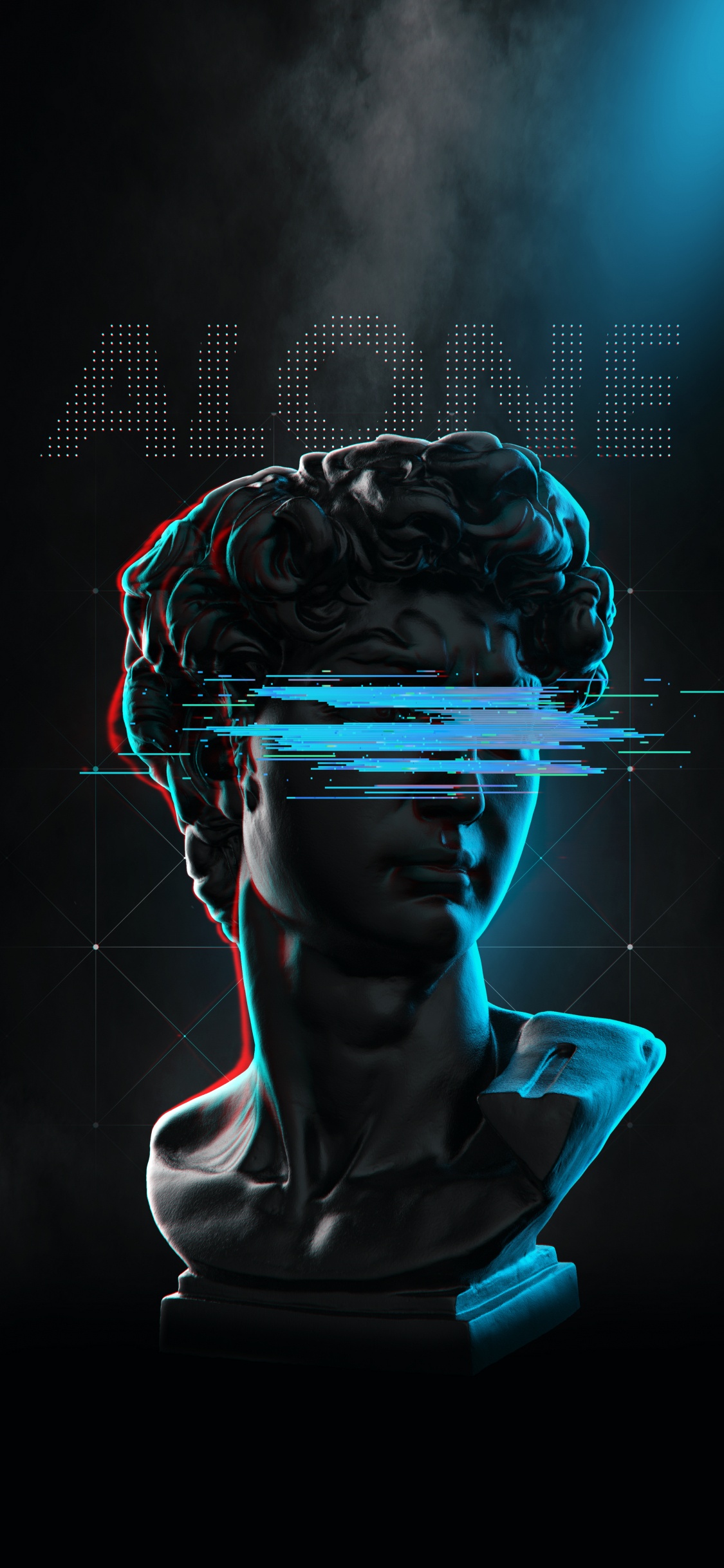 Ripple Blue, Headgear, Art, Painting, Electric Blue. Wallpaper in 1125x2436 Resolution