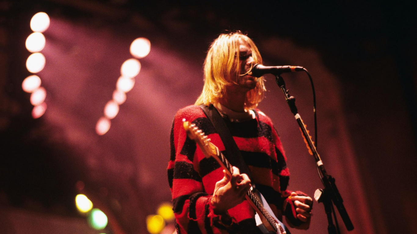 Nirvana, Rendimiento, Sica, Músico, Entretenimiento. Wallpaper in 1366x768 Resolution