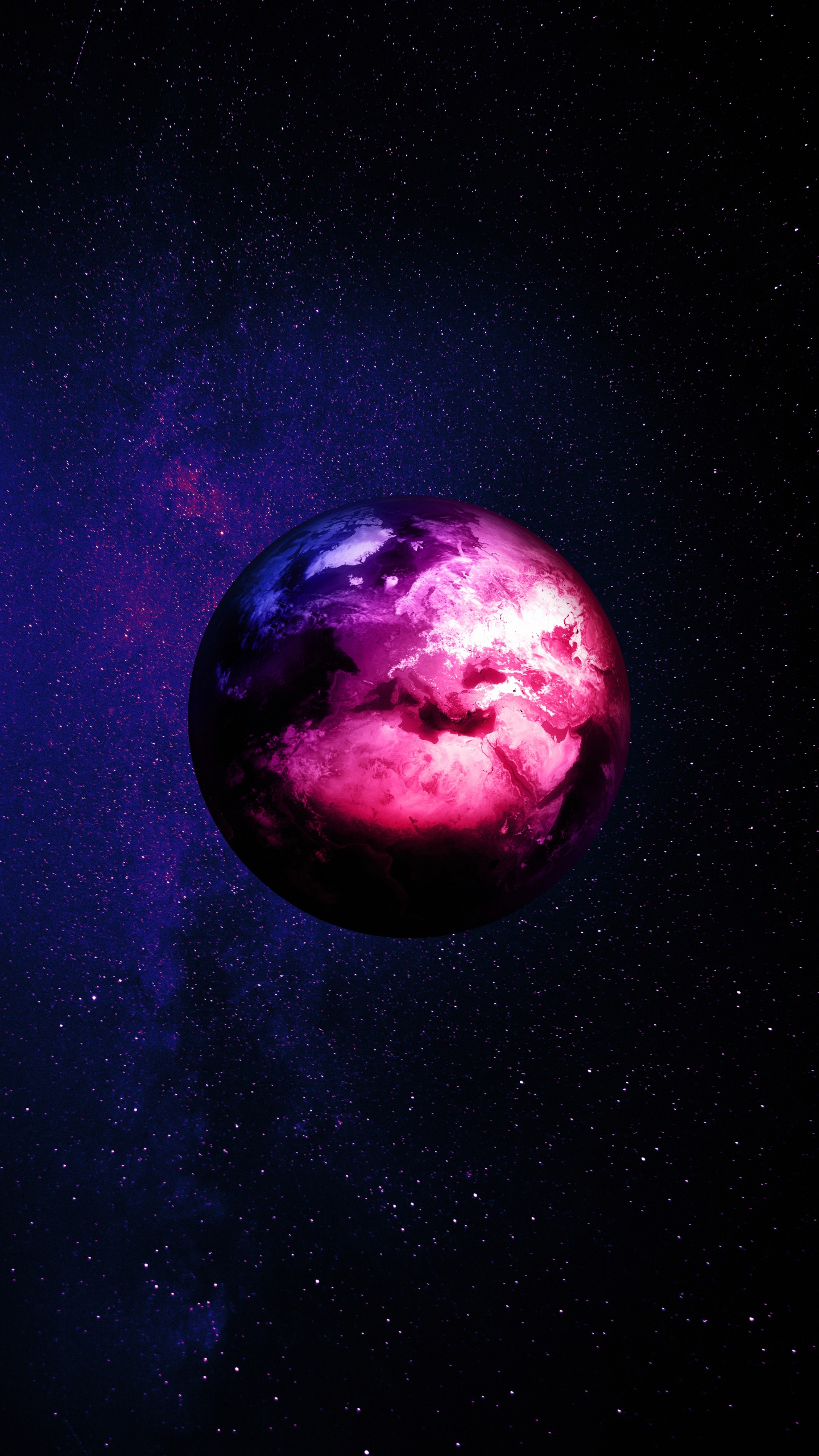 Ambiente, Tierra, la Atmósfera de la Tierra, Morado, Galaxia. Wallpaper in 1440x2560 Resolution