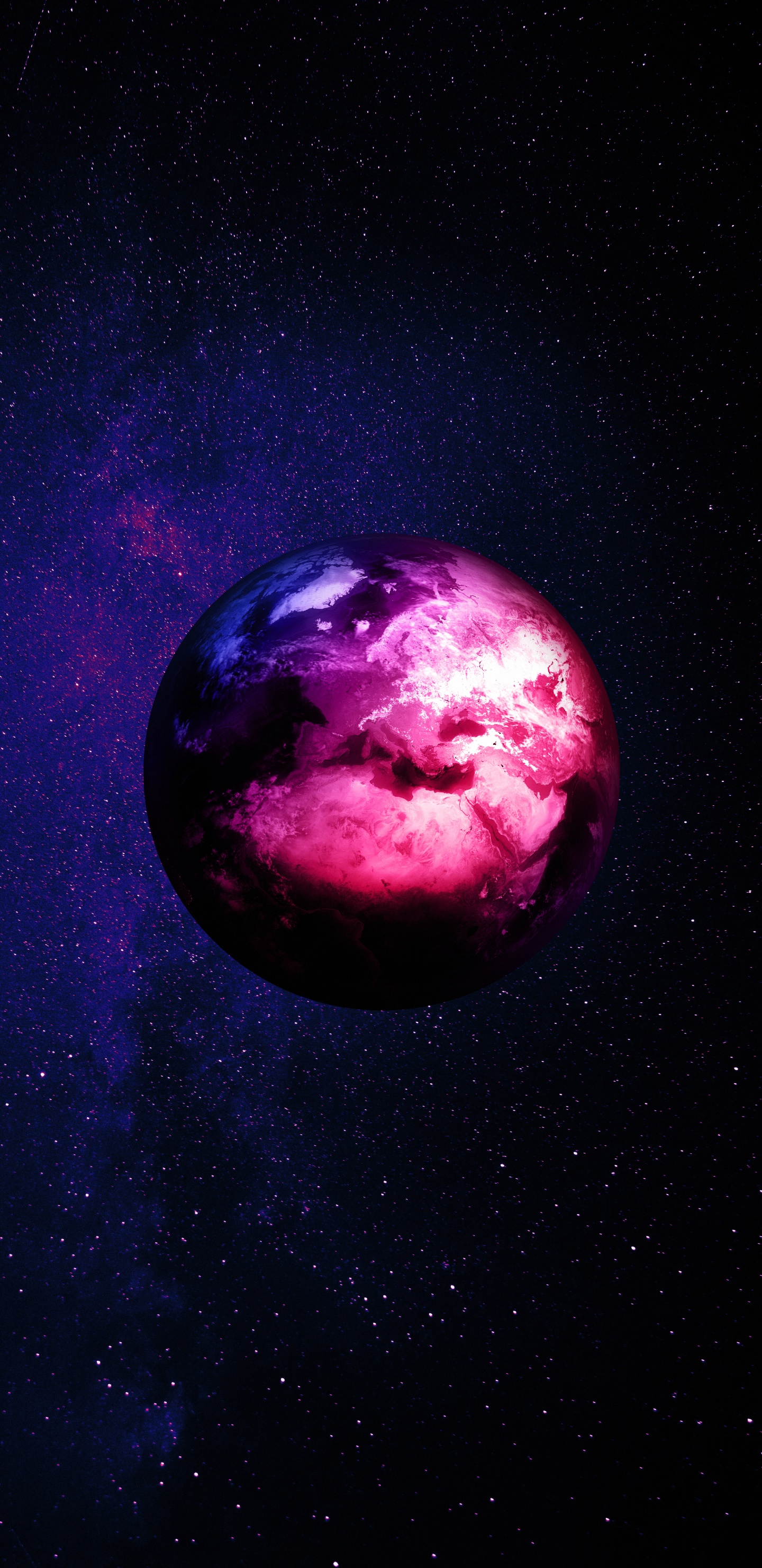 Atmosphère, Terre, L'atmosphère de la Terre, Purple, Nébuleuse. Wallpaper in 1440x2960 Resolution