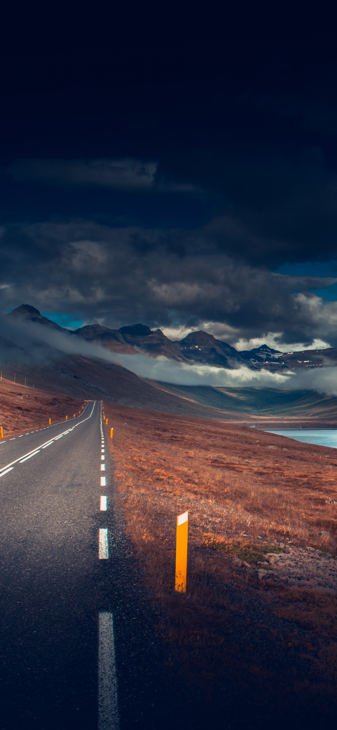 Blau, Natur, Cloud, Meer, Horizont. Wallpaper in 1125x2436 Resolution