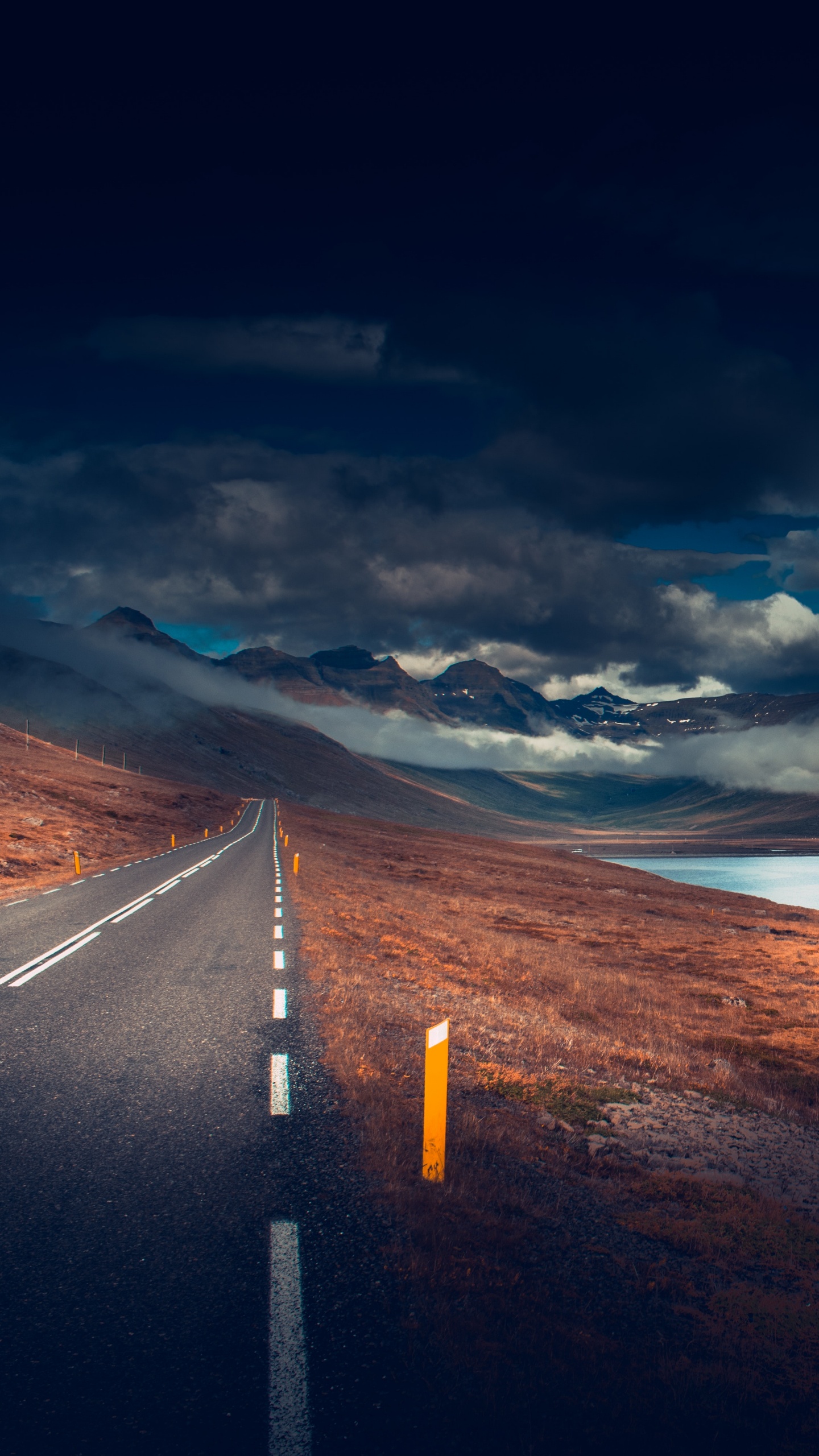 Blau, Natur, Cloud, Meer, Horizont. Wallpaper in 1440x2560 Resolution