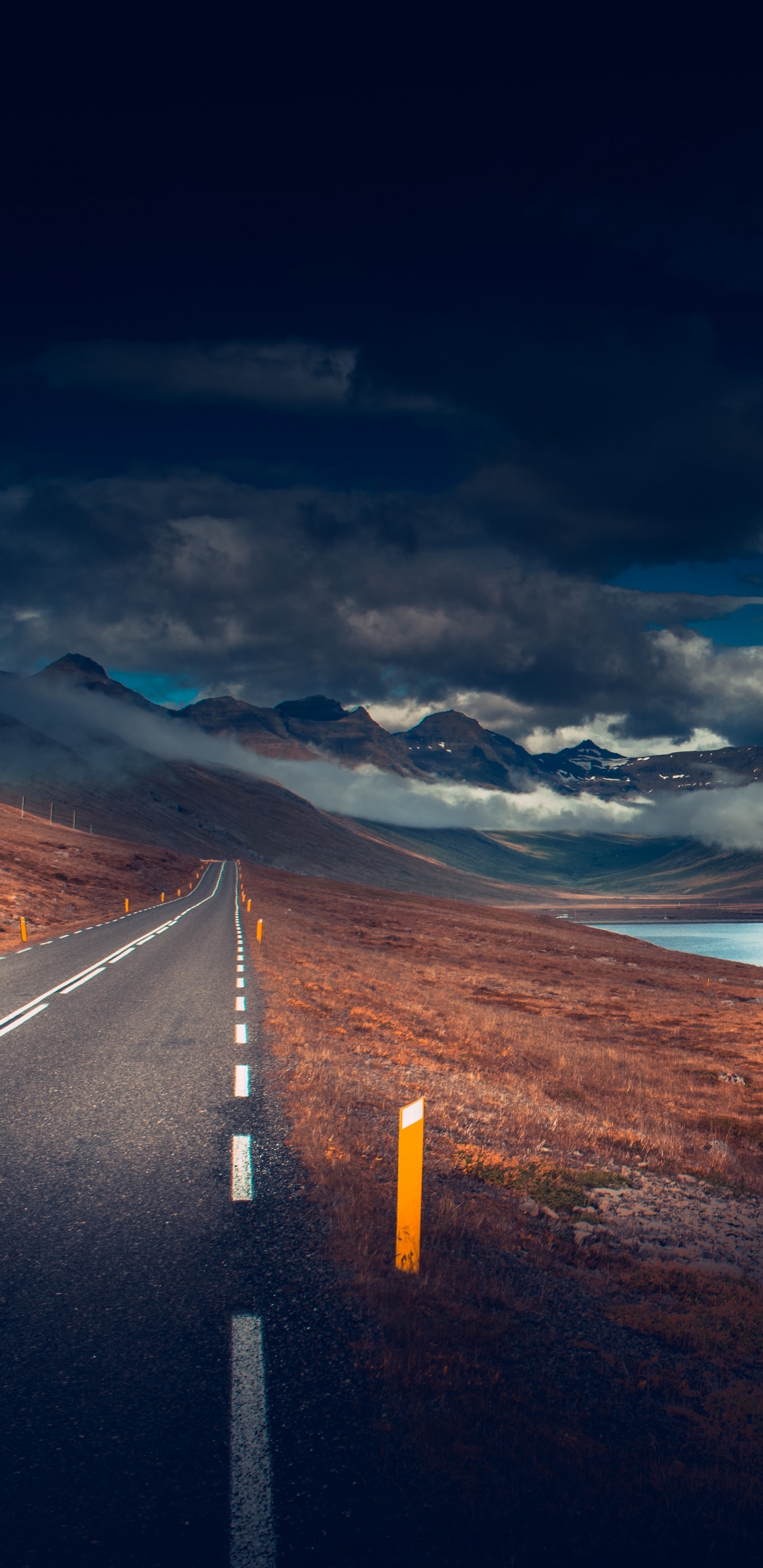 Blau, Natur, Cloud, Meer, Horizont. Wallpaper in 1440x2960 Resolution