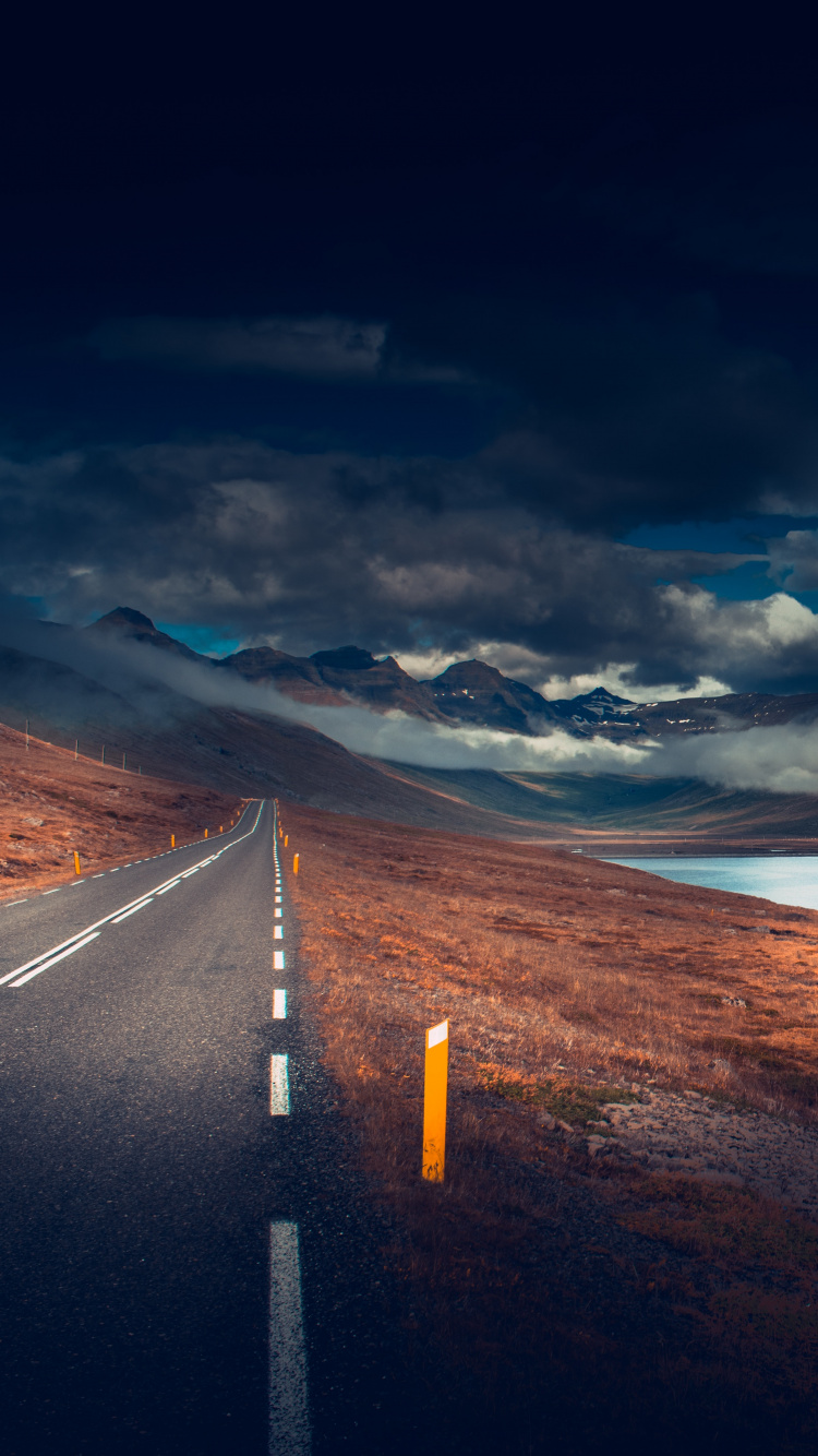 Blau, Natur, Cloud, Meer, Horizont. Wallpaper in 750x1334 Resolution