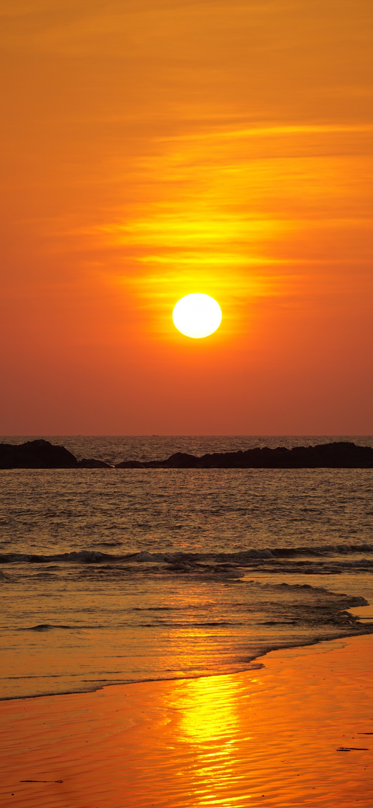 Horizont, Sonnenuntergang, Sonnenaufgang, Sonne, Afterglow. Wallpaper in 1242x2688 Resolution