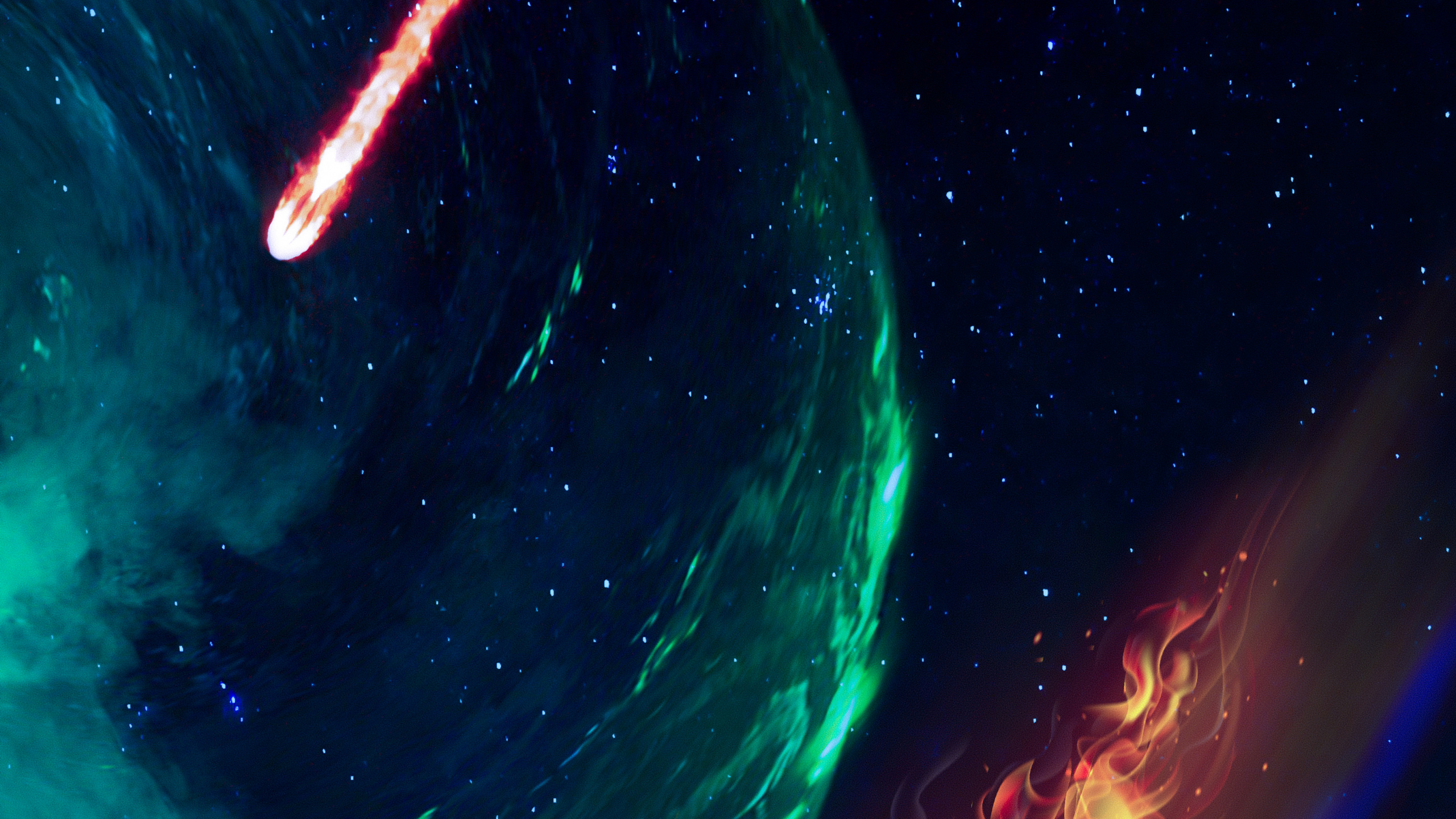 Atmosphère, Galaxie, Objet Astronomique, Sciences, Art. Wallpaper in 2560x1440 Resolution