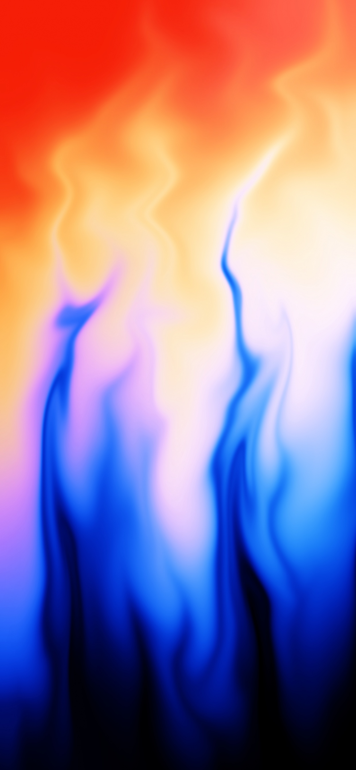 Flame, Blue, Water, Purple, Violet. Wallpaper in 1242x2688 Resolution