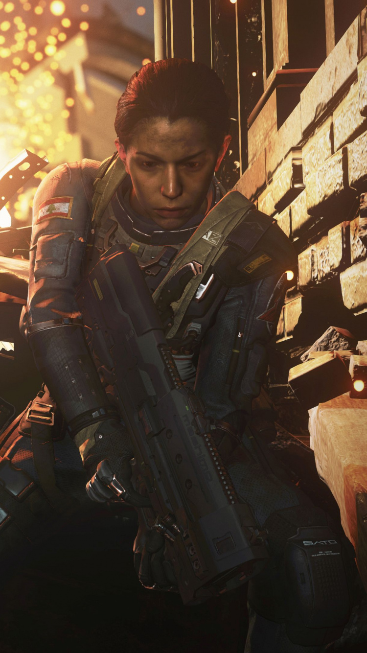 Call of Duty Black Ops, Call of Duty Infini de Guerre, Call of Duty Black Ops Ii, Infinity Ward, Activision. Wallpaper in 750x1334 Resolution