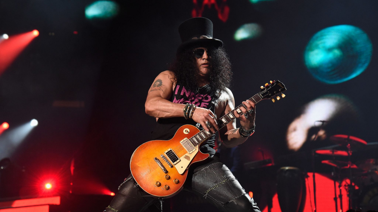 Guns N Roses, Guitar, Guitarist, Performance, Musician. Wallpaper in 1280x720 Resolution