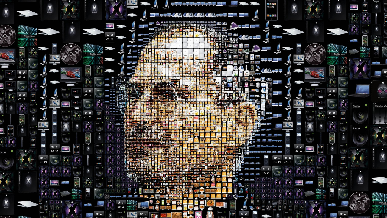 Steve Jobs, Arte, Urbe, Apple, Artes Creativas. Wallpaper in 1280x720 Resolution