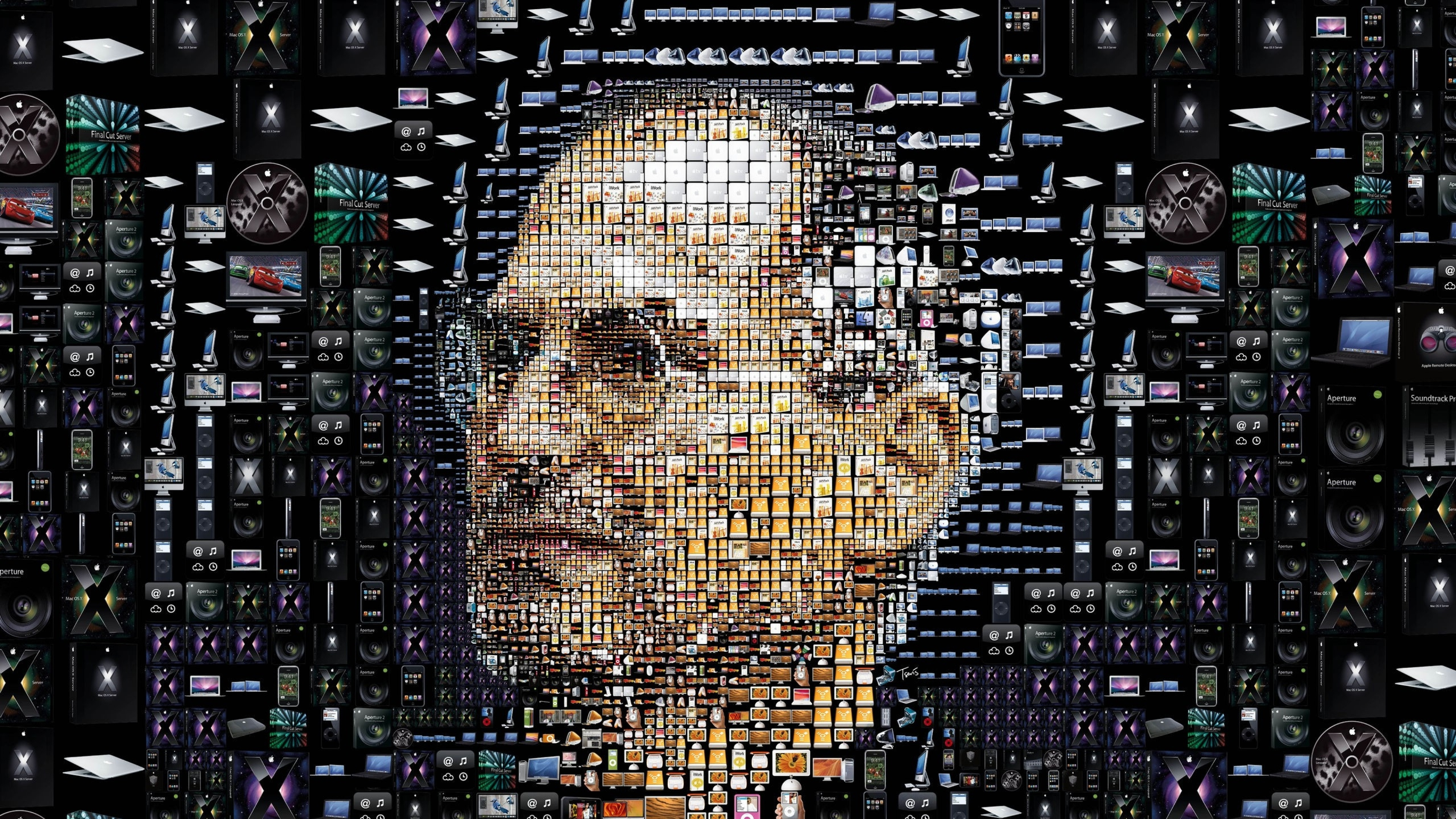 Steve Jobs, Kunst, Metropole, Apple, Kreative Kunst. Wallpaper in 3840x2160 Resolution