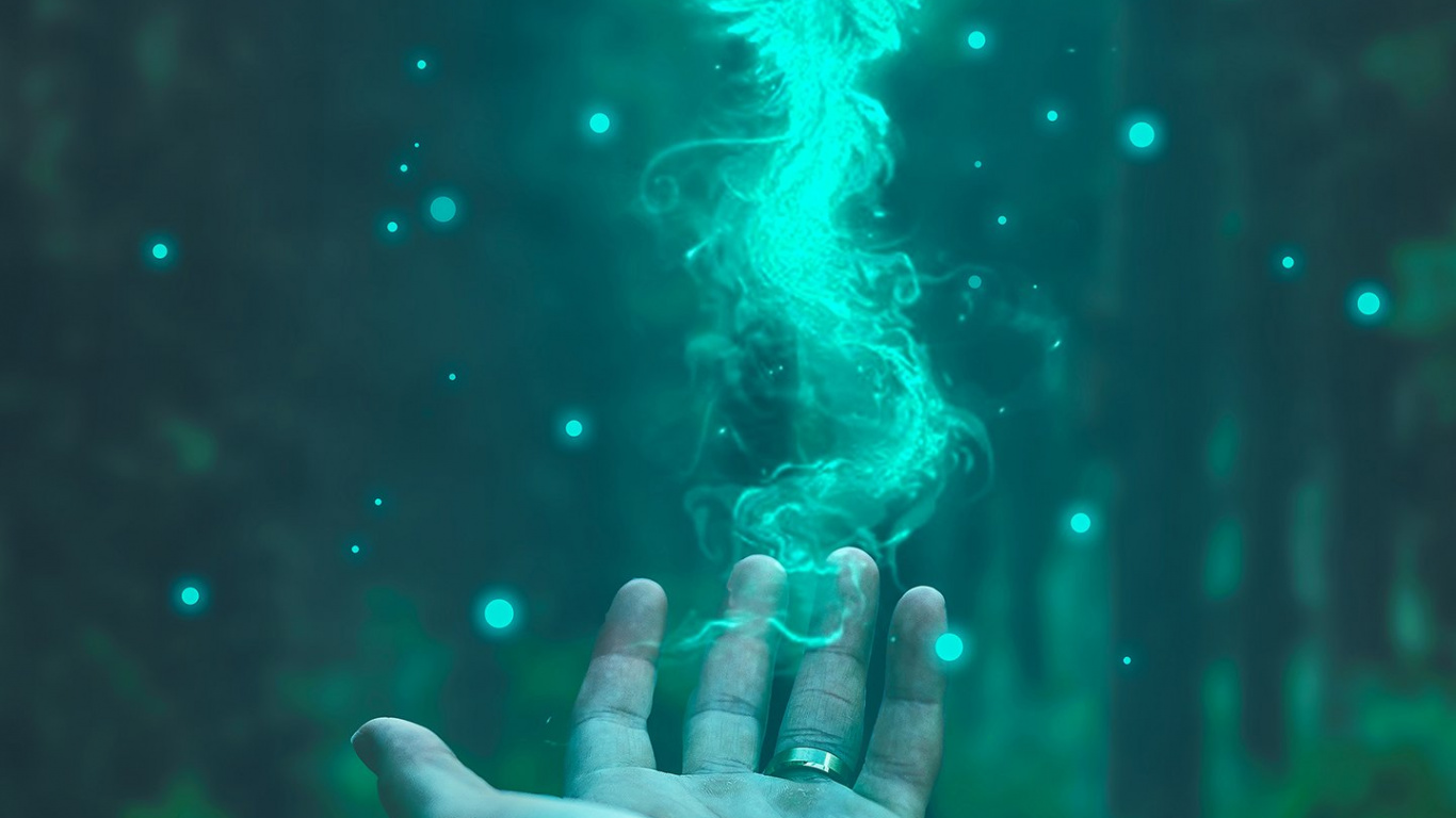 水下, 绿色的, Azure, 人们在自然界, 手势 壁纸 1366x768 允许