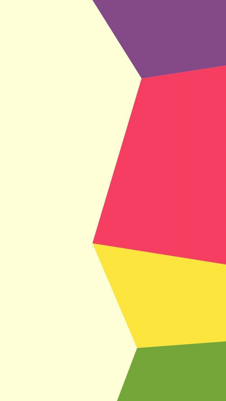 Gelbe Und Grüne Abstrakte Kunst. Wallpaper in 720x1280 Resolution