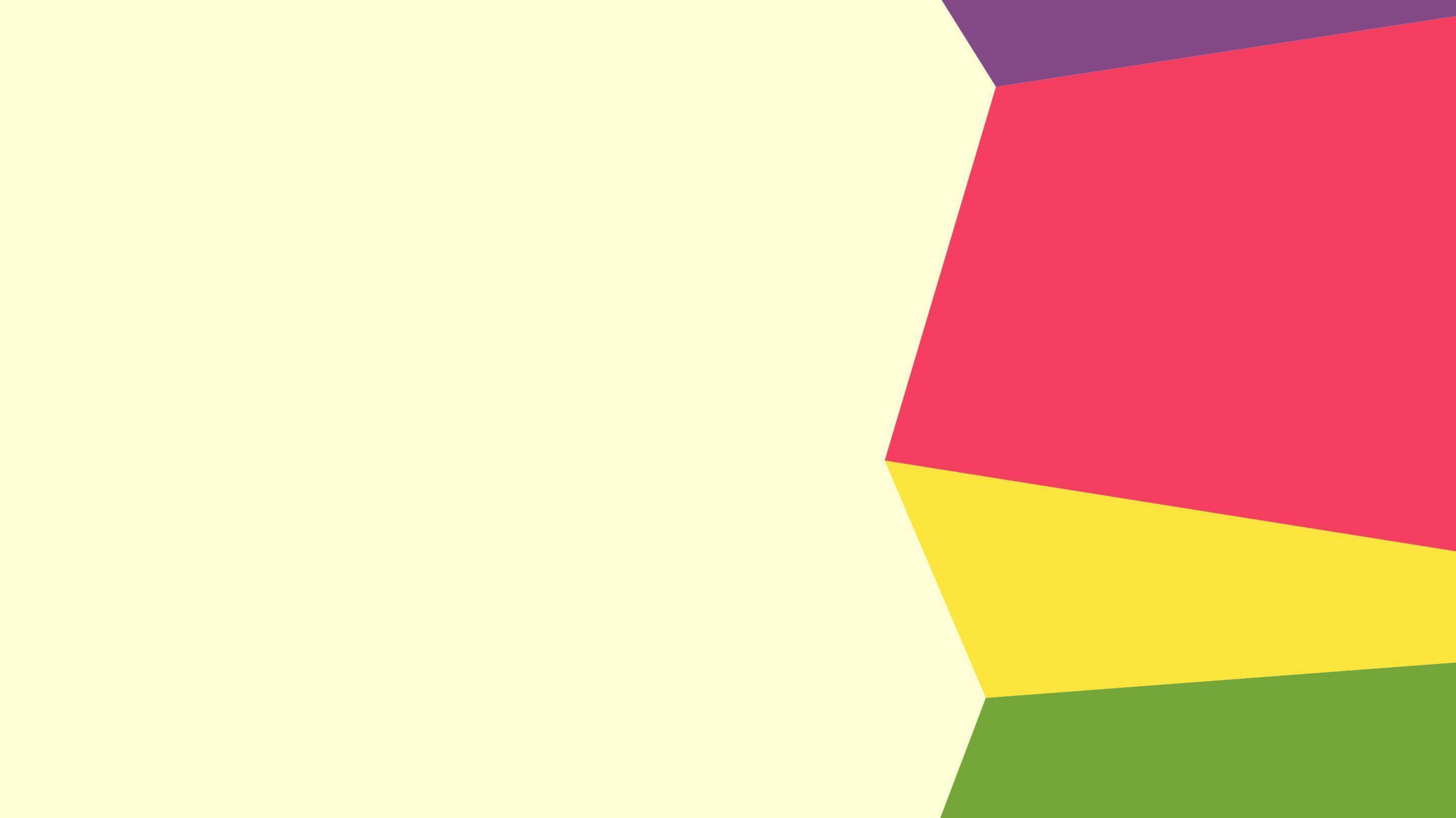 Yellow and Green Abstract Art. Wallpaper in 2560x1440 Resolution