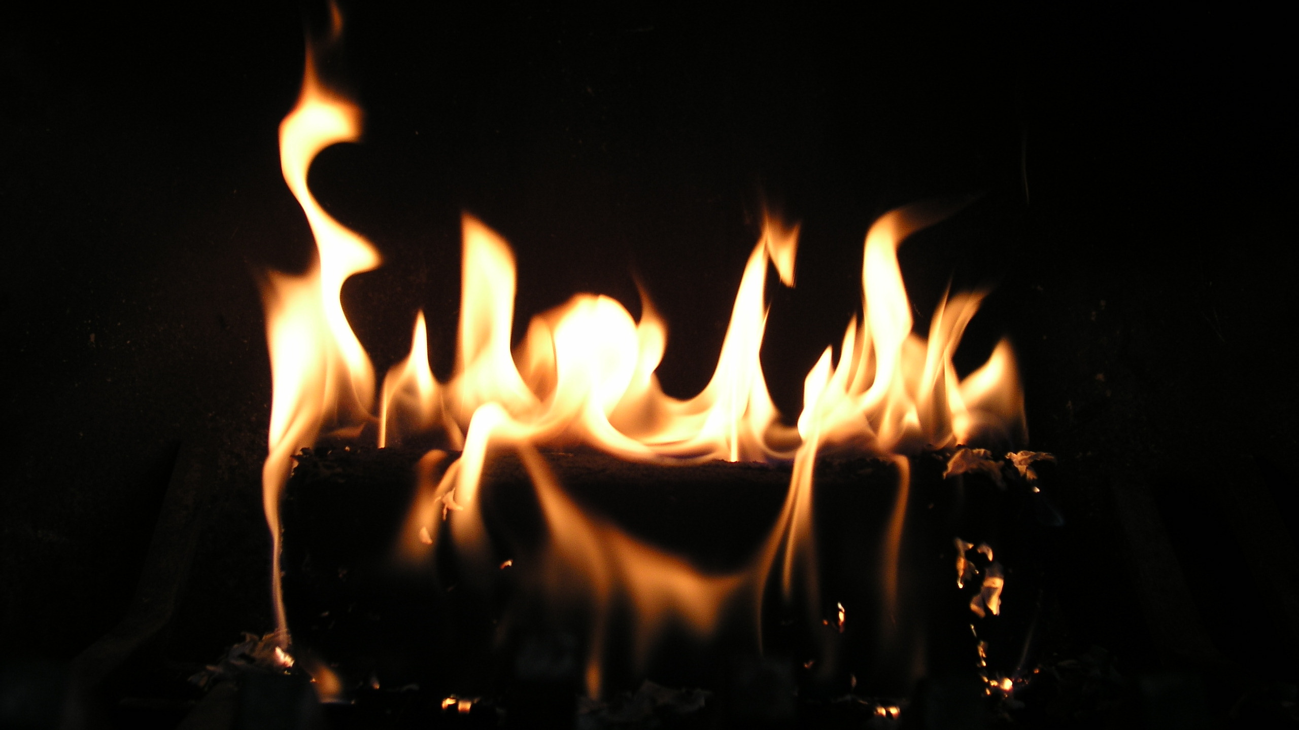 Feuer Mitten im Dunkeln. Wallpaper in 2560x1440 Resolution