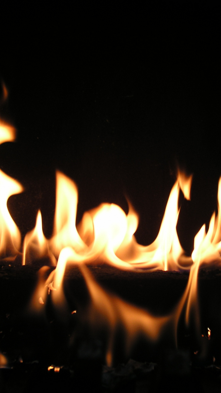 Fire in The Middle of The Dark. Wallpaper in 750x1334 Resolution