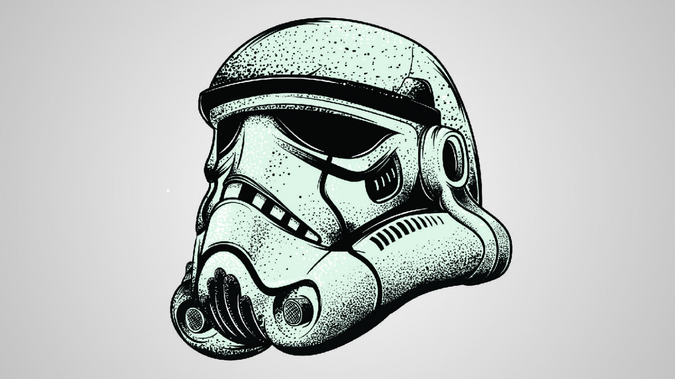 Monocromo, Artes Visuales, Diseño, Dibujo, Cabeza. Wallpaper in 1366x768 Resolution