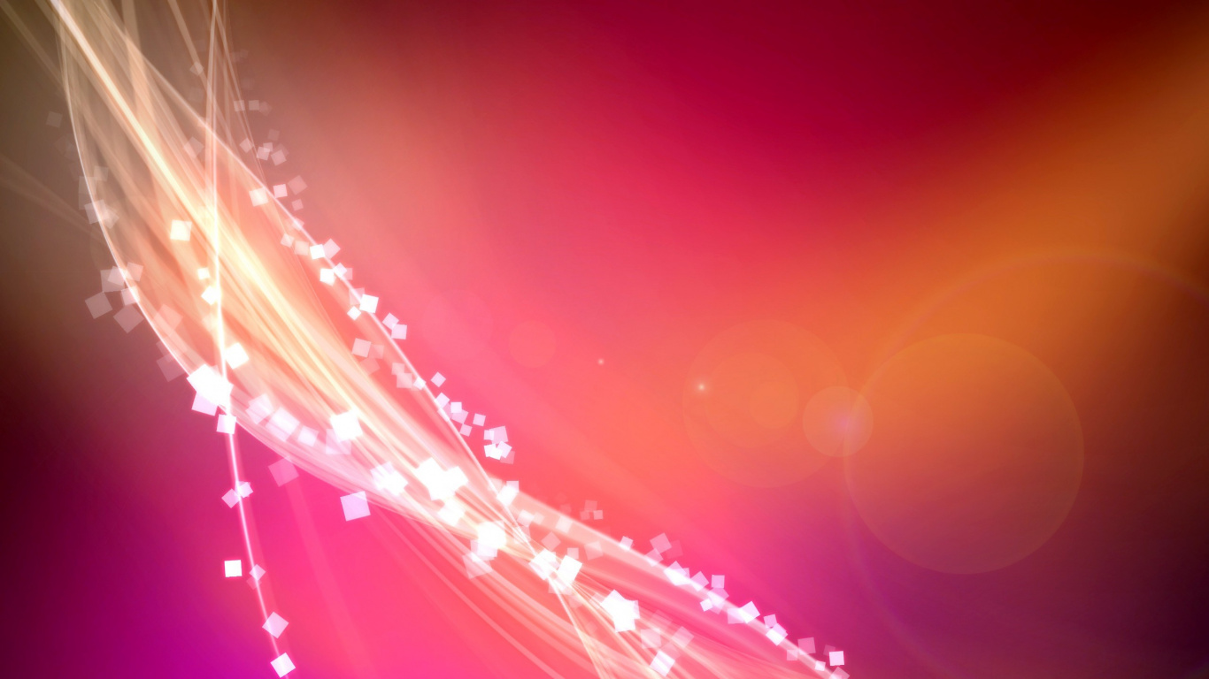 Illustration de Lumières Violettes et Roses. Wallpaper in 1366x768 Resolution