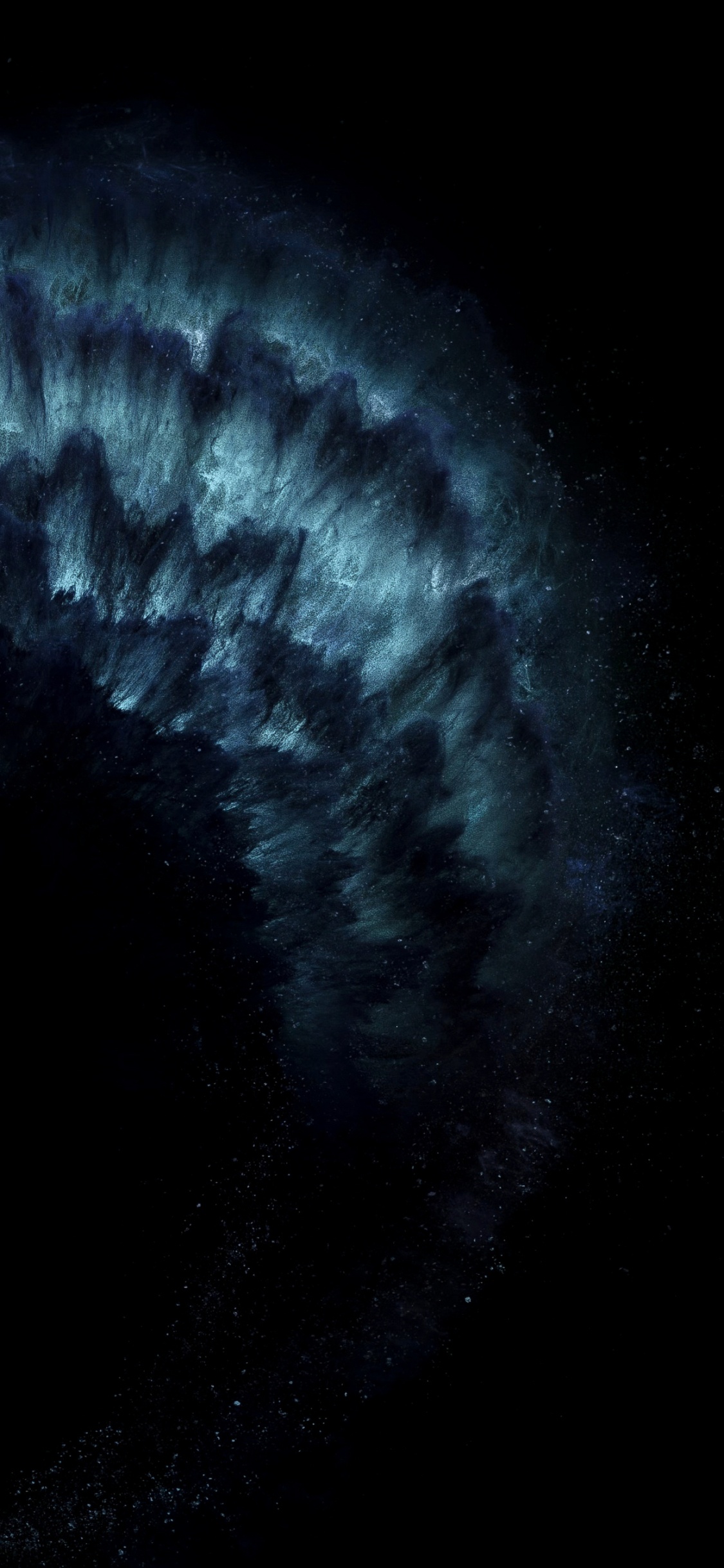 Apple, IOS, Atmosphère, Objet Astronomique, de Teintes et de Nuances. Wallpaper in 1125x2436 Resolution