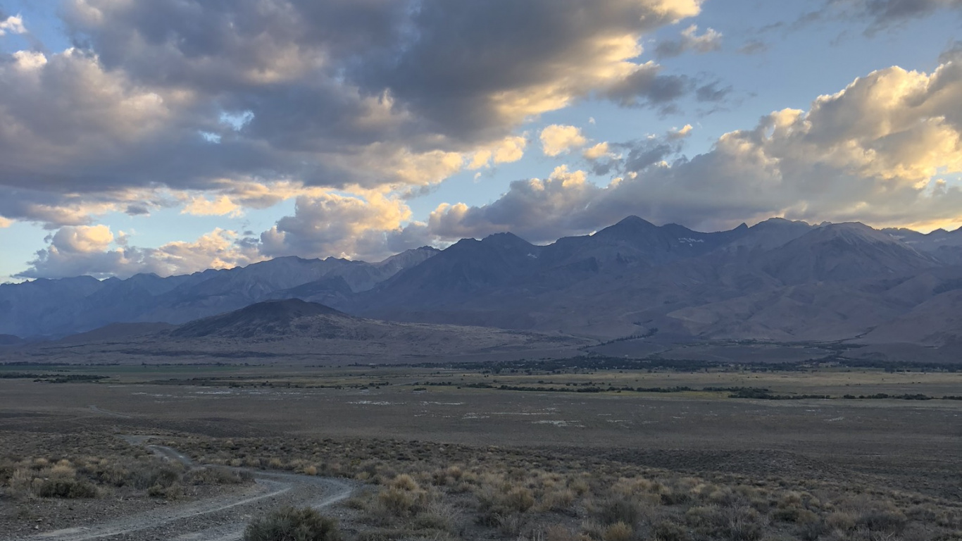 Usa, Nevada, Death Valley, Death Valley National Park, Cloud. Wallpaper in 1366x768 Resolution