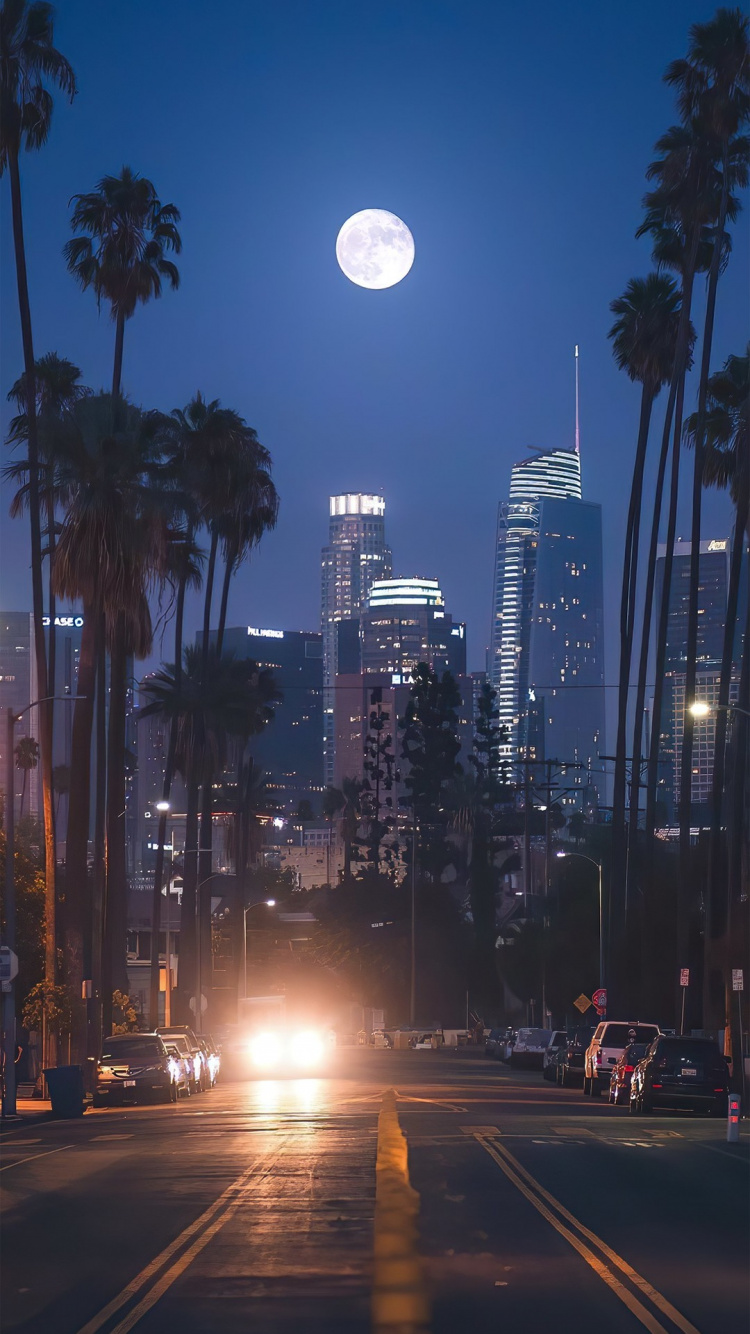 Edificio, Ambiente, la Luz de Calle, Coche, Luz. Wallpaper in 750x1334 Resolution
