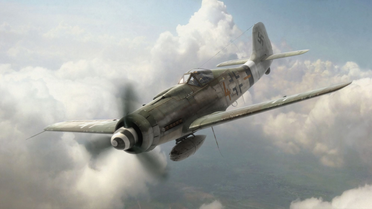 Graues Düsenflugzeug Unter Weißen Wolken Tagsüber. Wallpaper in 1280x720 Resolution