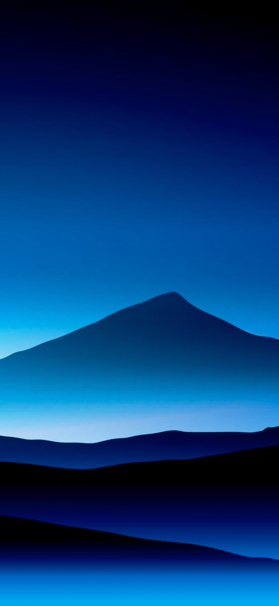 Mount Scenery, Atmosphere, Blue, Azure, Natural Landscape. Wallpaper in 1125x2436 Resolution