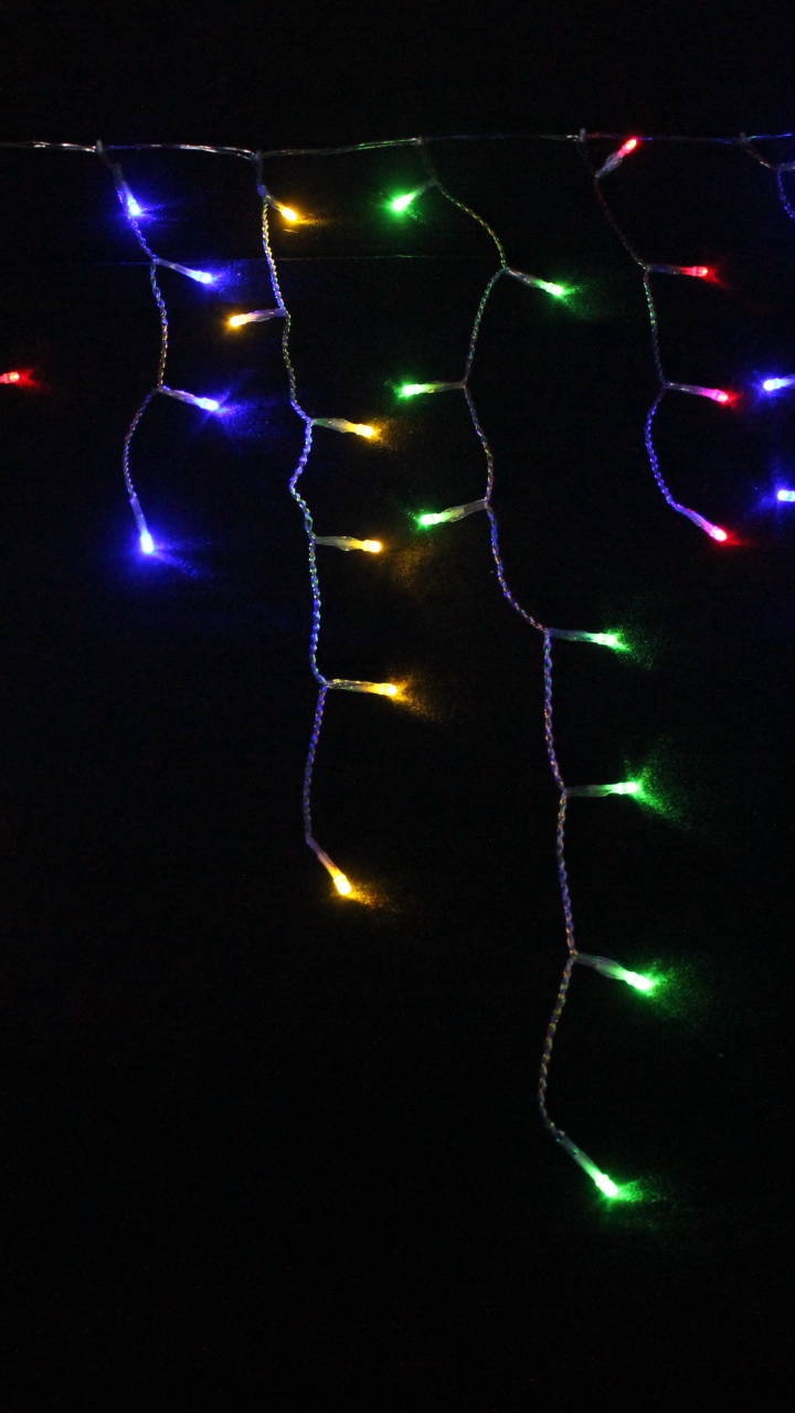 Licht, Weihnachtsbeleuchtung, Glühlampe, Girlande, Technologie. Wallpaper in 720x1280 Resolution