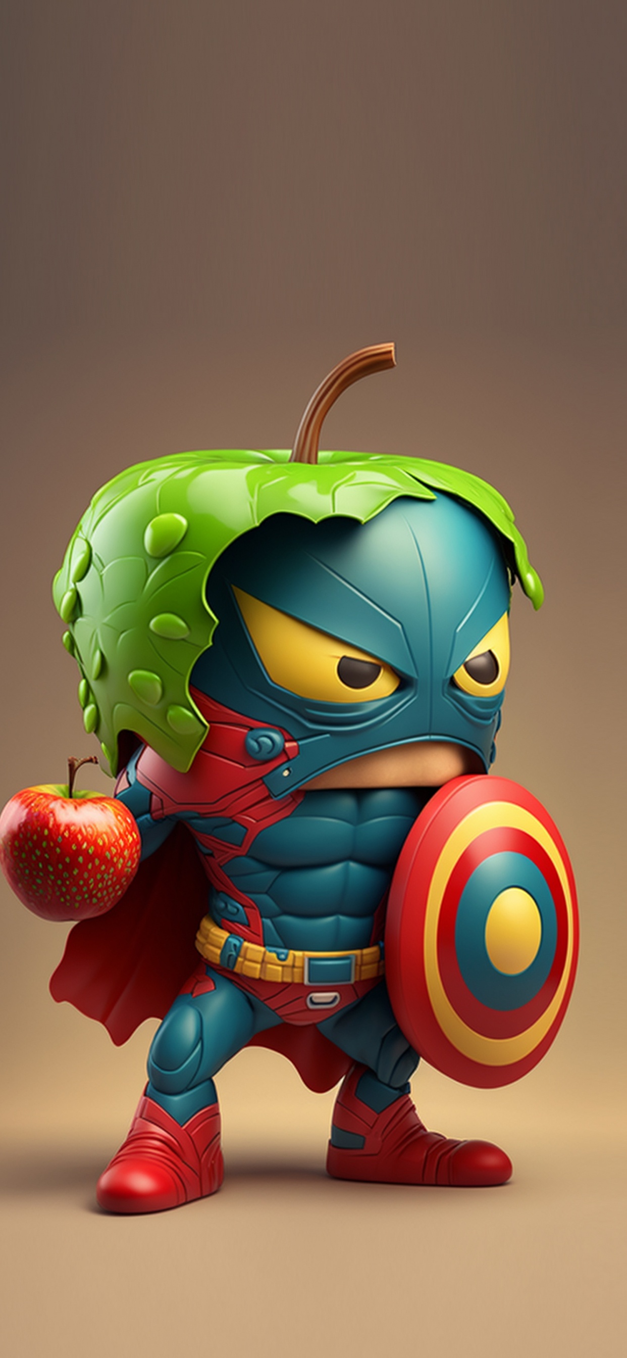 Superhero, Figurine, Cartoon, Vengeur, Art. Wallpaper in 1242x2688 Resolution