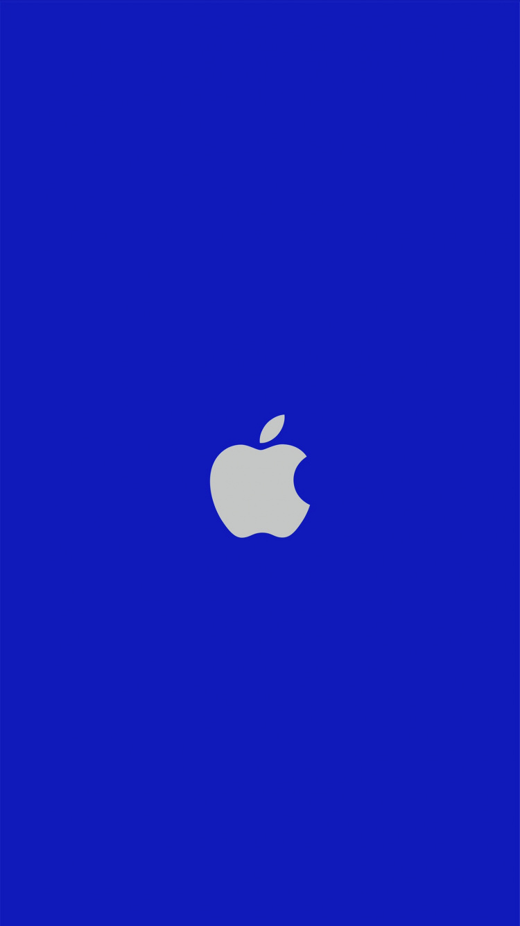Apple, Manzana, Logotipo, Azul, Producir. Wallpaper in 750x1334 Resolution