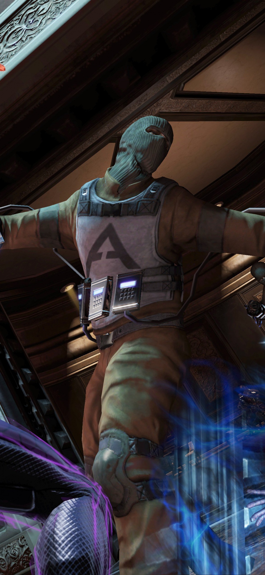 Spider-Man Edge of Time, Spider-Man Shattered Dimensions, Spider-man, Beenox, Xbox 360. Wallpaper in 1125x2436 Resolution