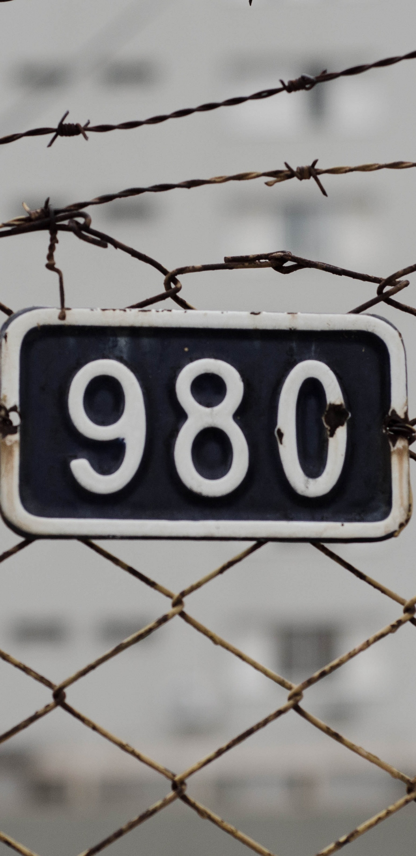 Signe D'interdiction de Fumer Bleu et Blanc. Wallpaper in 1440x2960 Resolution