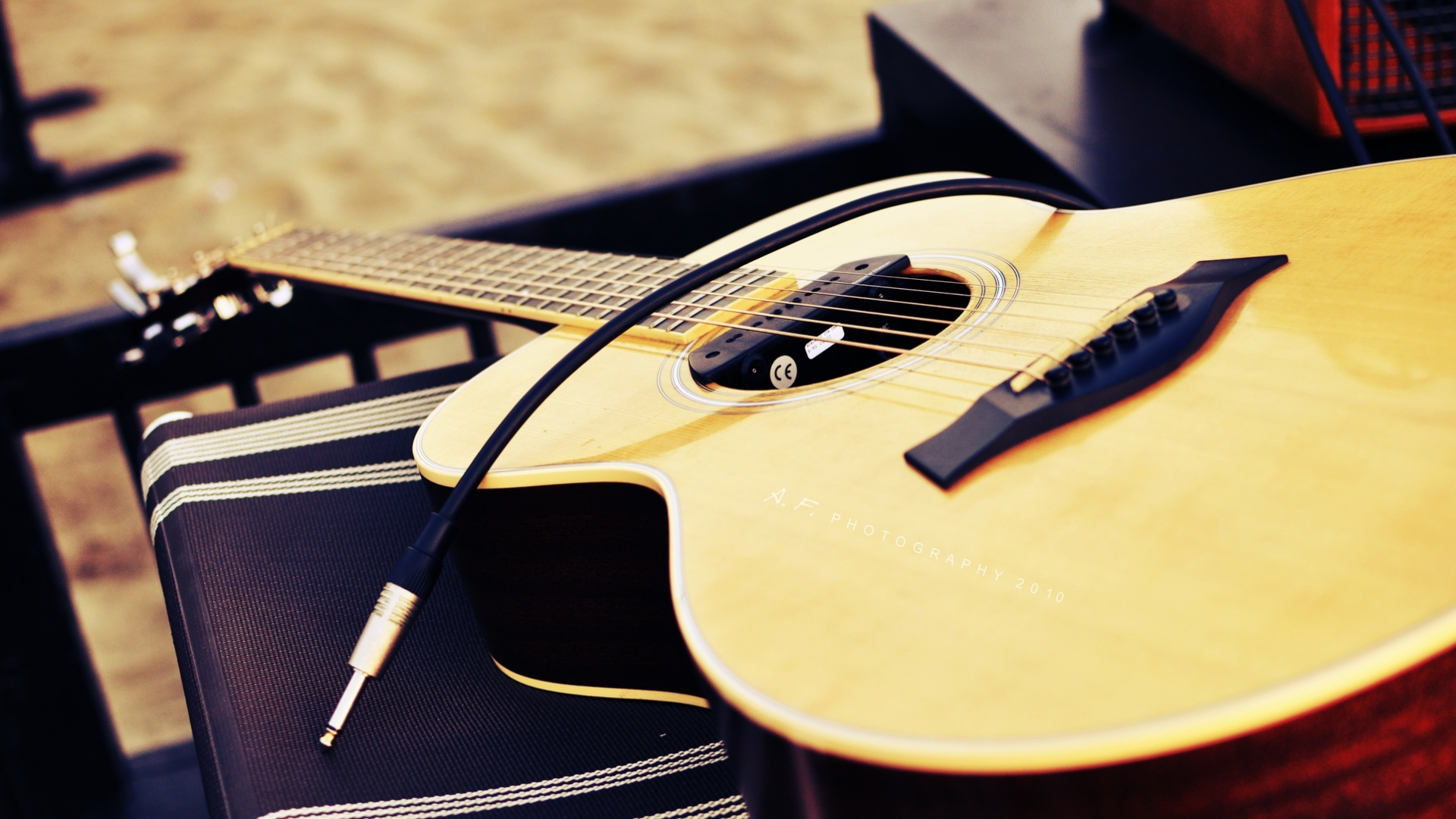 Guitar, String Instrument, Acoustic Guitar, Musical Instrument, Plucked String Instruments. Wallpaper in 1920x1080 Resolution