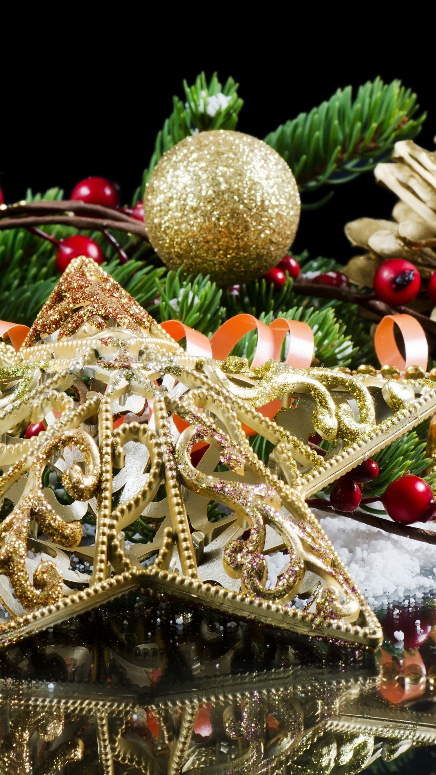 Christmas Day, Holiday, Christmas Tree, Christmas Ornament, Christmas Decoration. Wallpaper in 1440x2560 Resolution